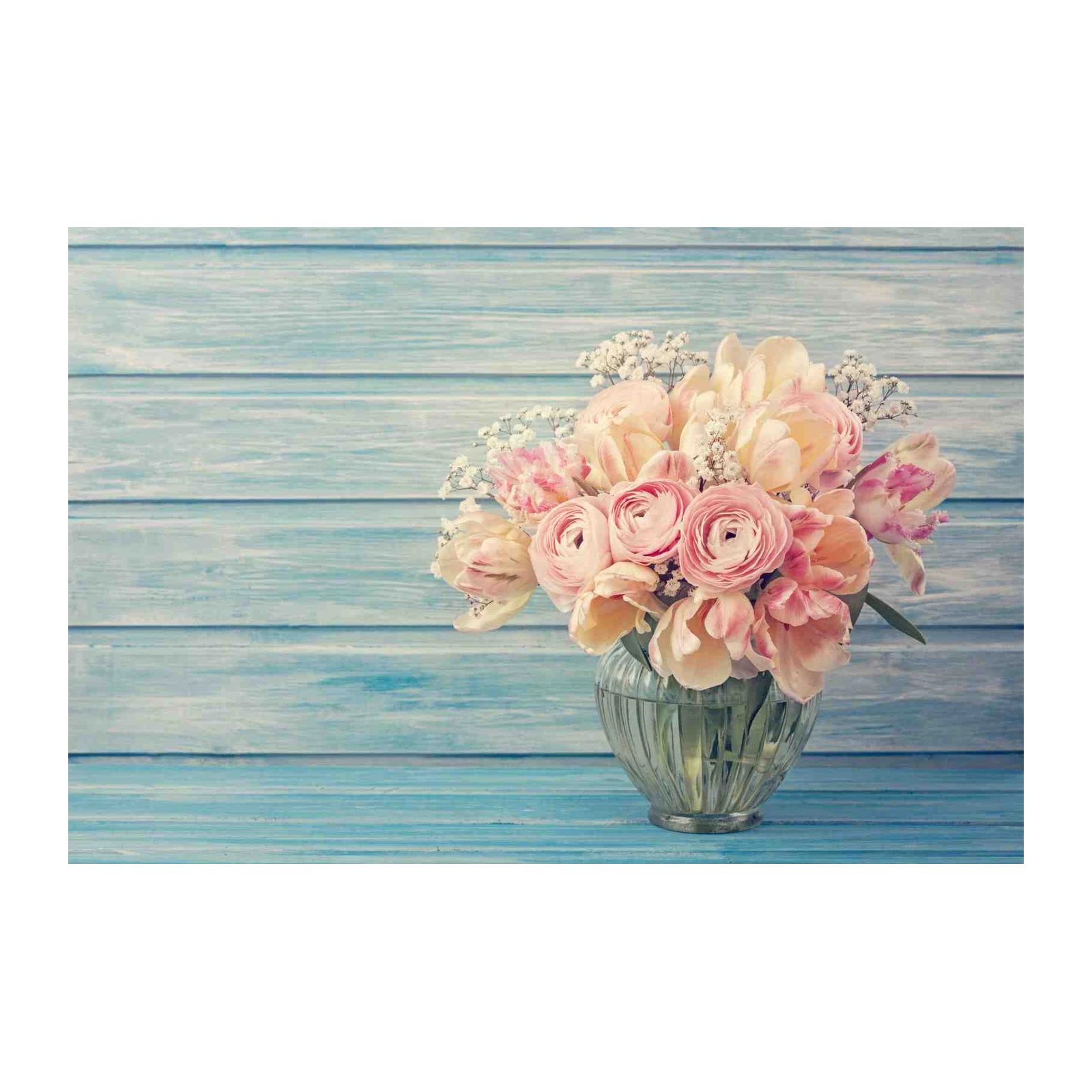 Pastel Floral Elegance Wall Art