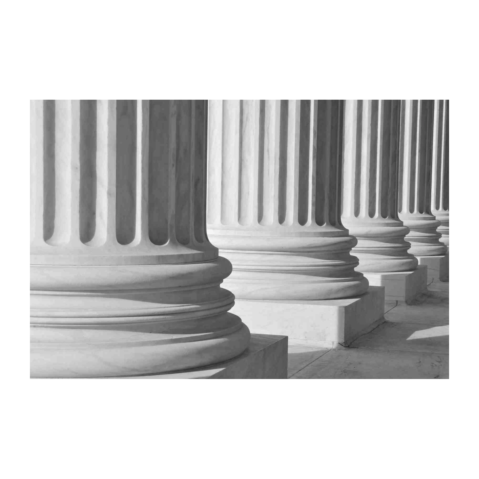 Classic Columns Architectural Detail Wall Art