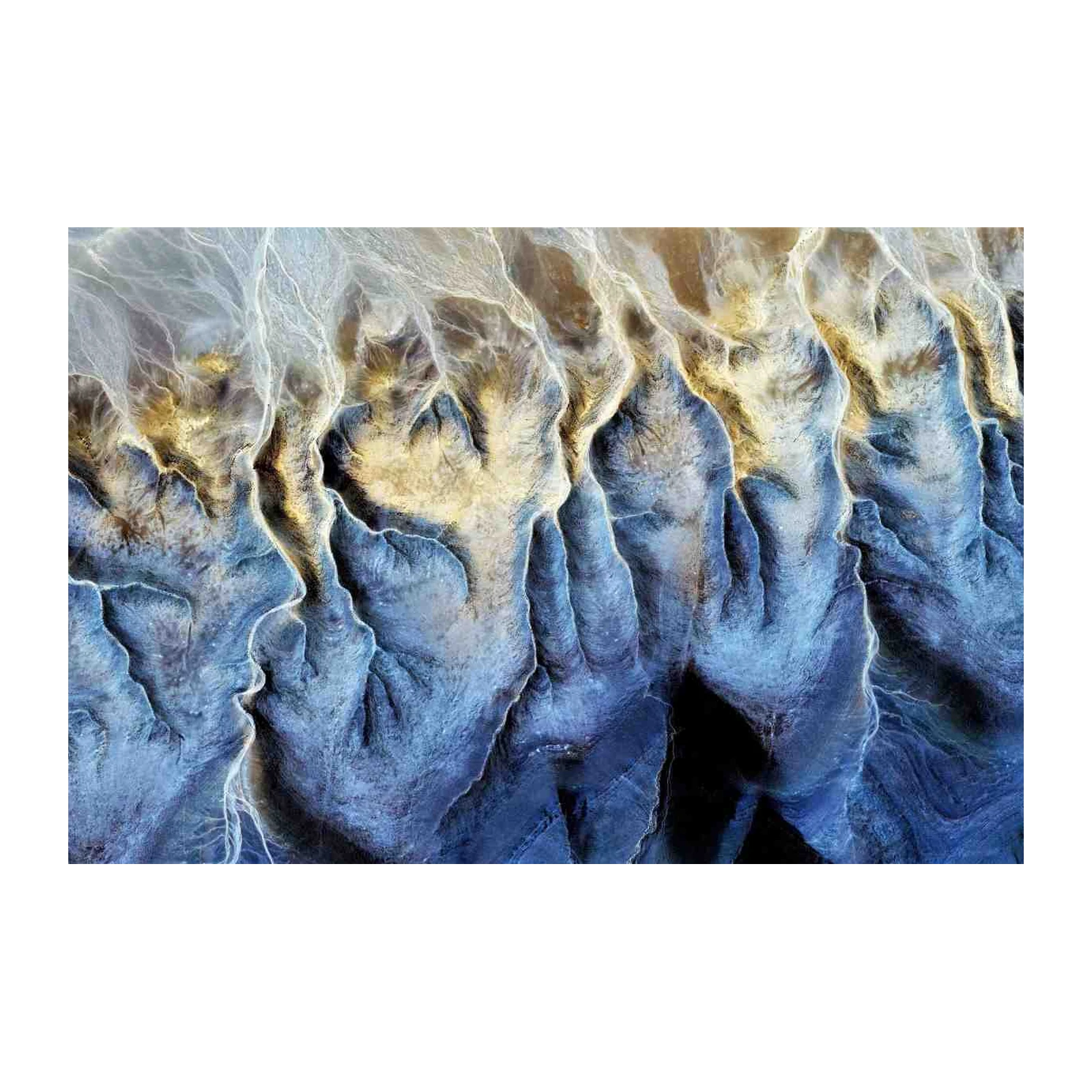 Abstract Desert Erosion Wall Art