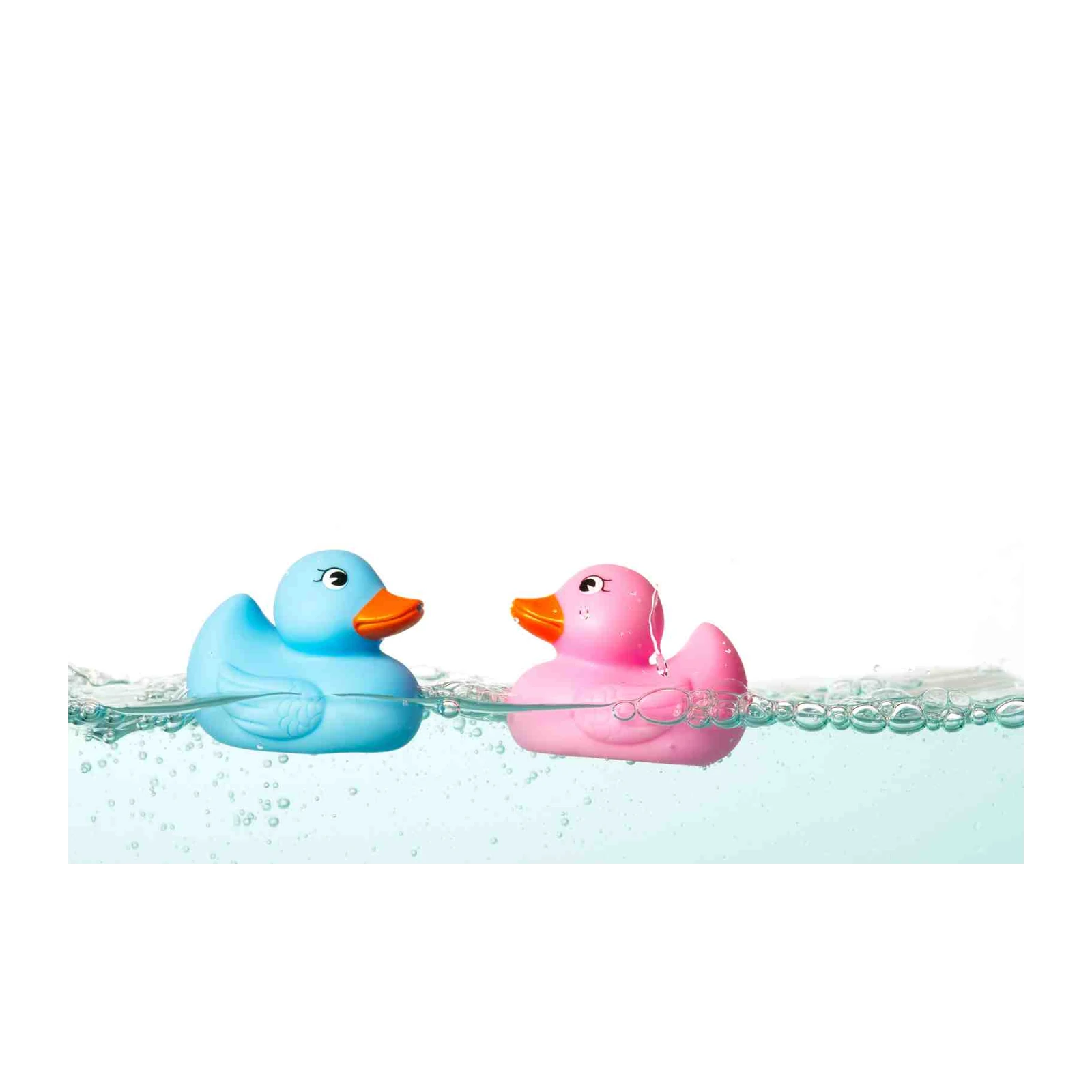 Playful Rubber Ducks Splash Wall Art