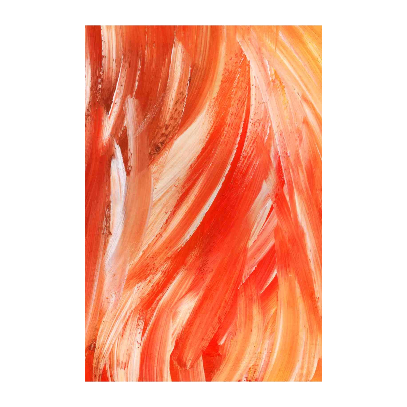 Vibrant Sunset Strokes Wall Art