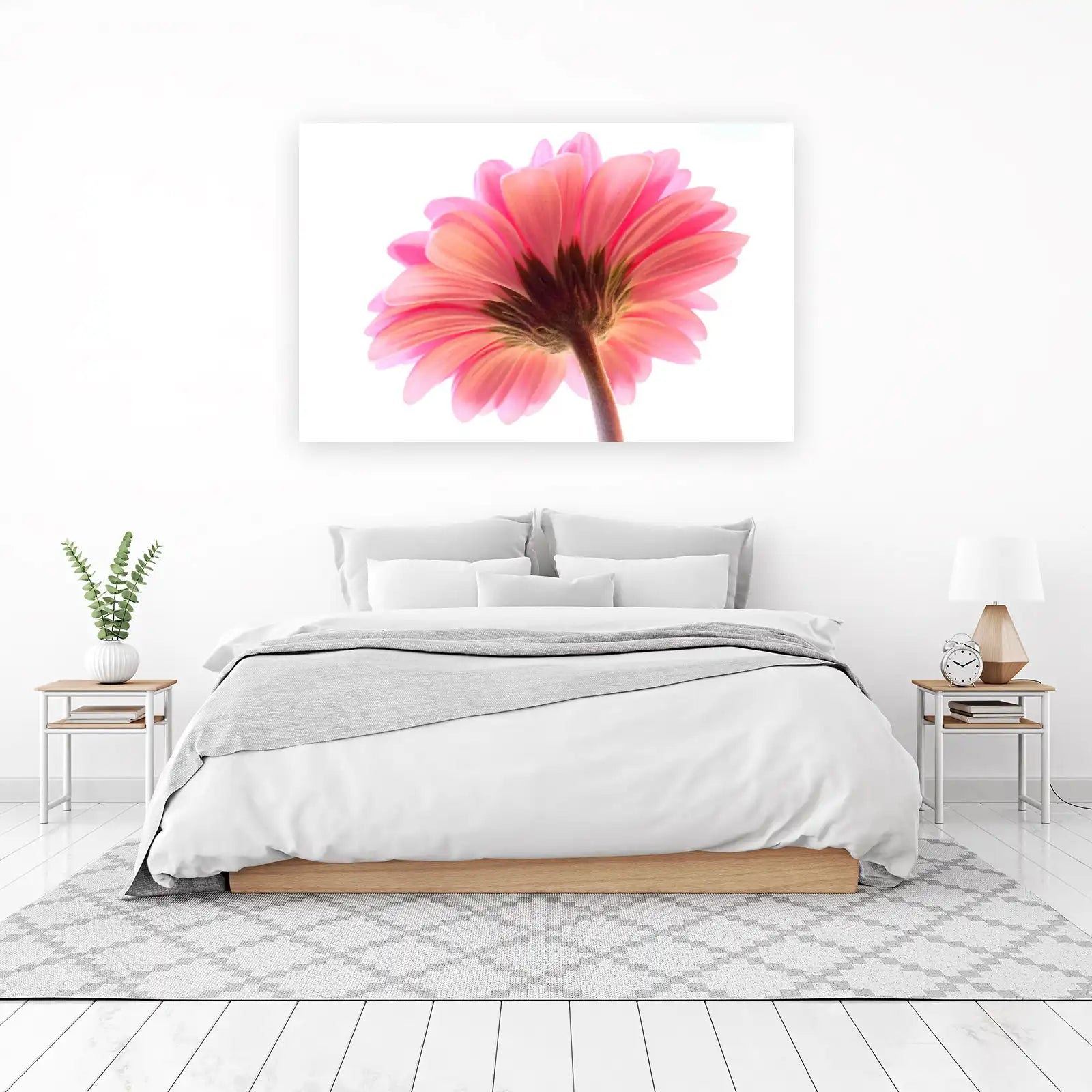 Pink Gerbera Bloom Wall Art