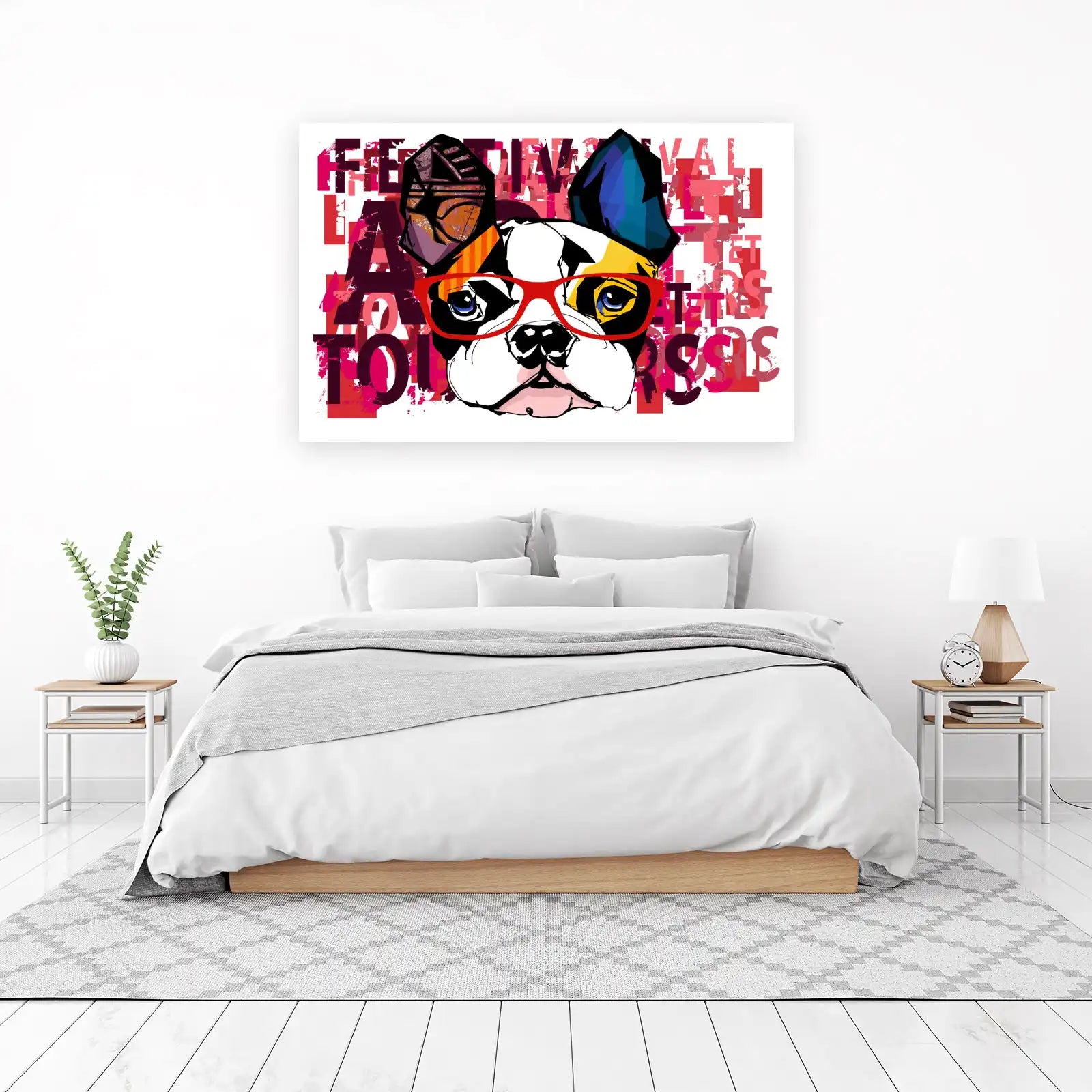 Urban French Bulldog Pop Art Wall Art