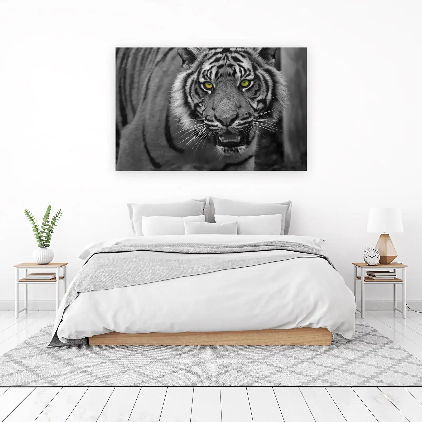 Intense Tiger Portrait Wall Art - Wildlife Art