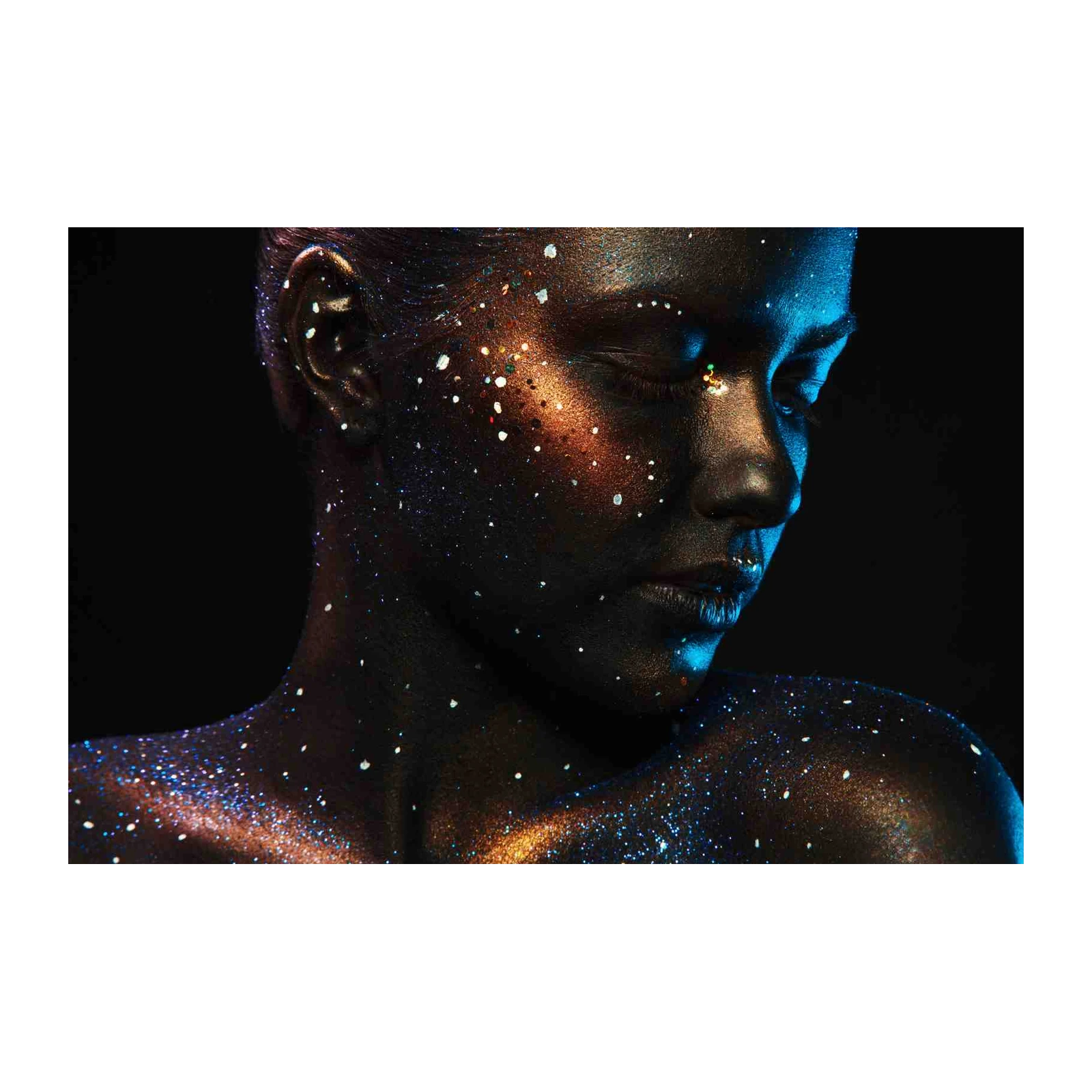 Cosmic Aura Portrait Wall Art