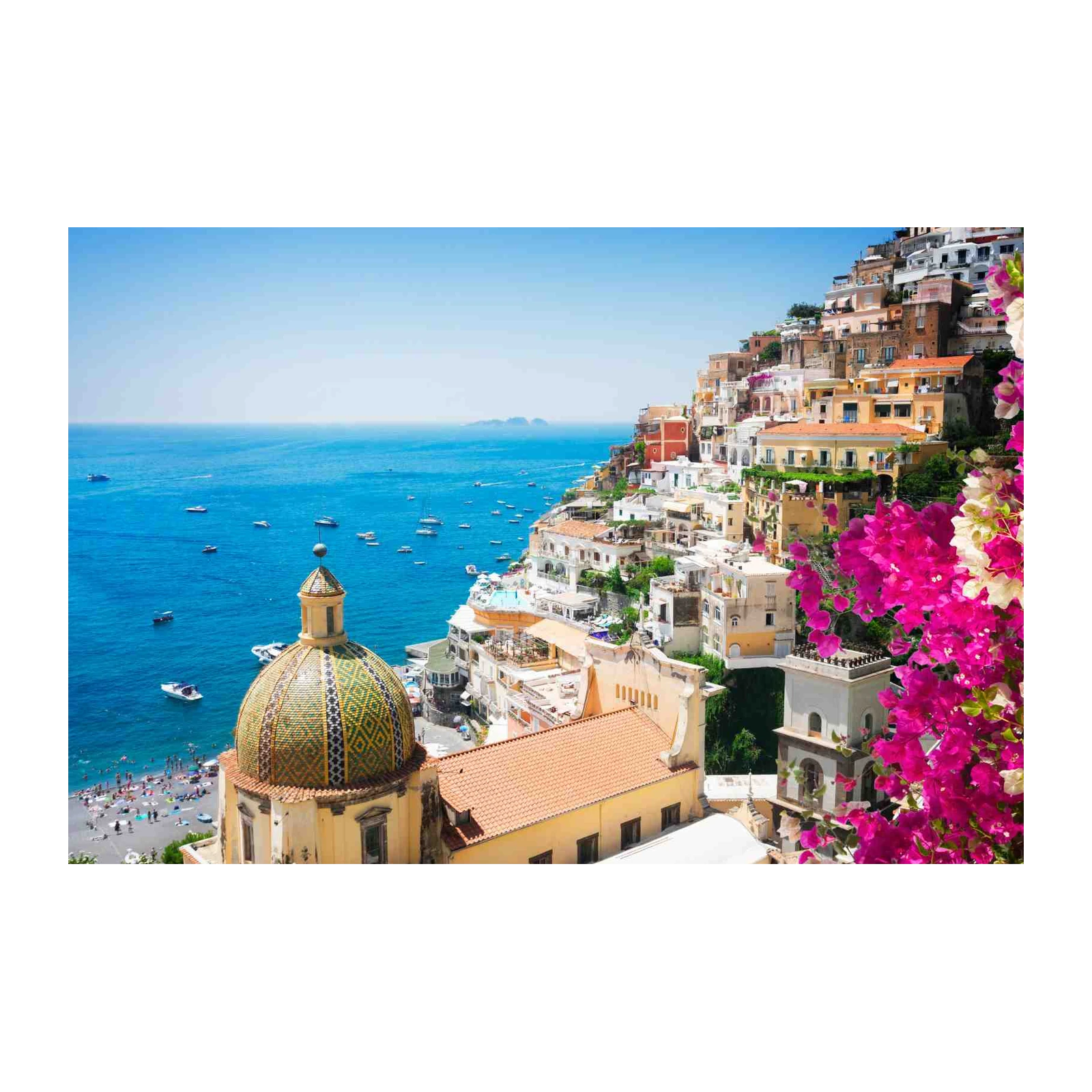 Positano Amalfi Coast Serene Coastal Wall Art