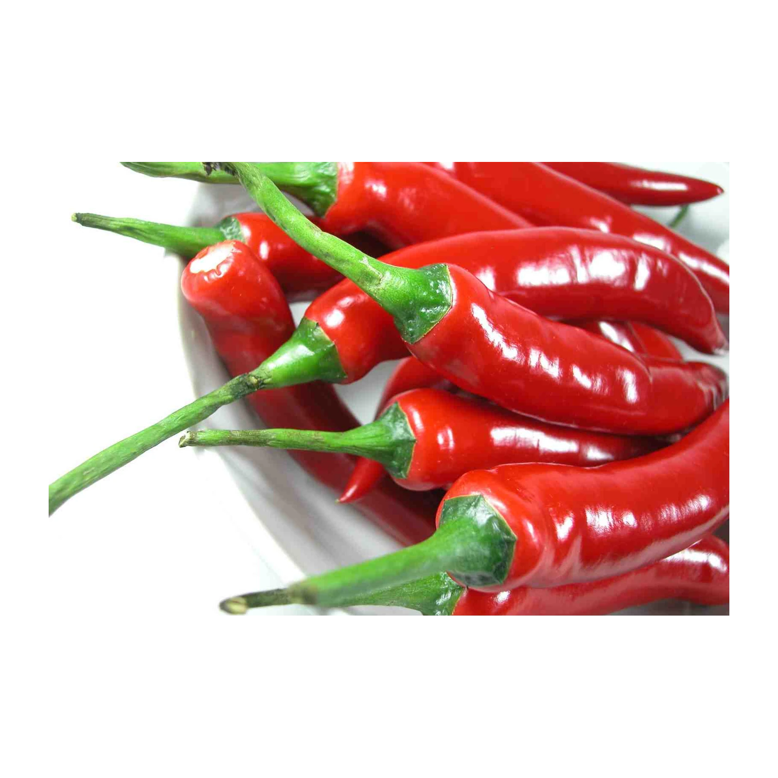 Vibrant Red Chili Peppers Abstract Kitchen Wall Art Wall Art