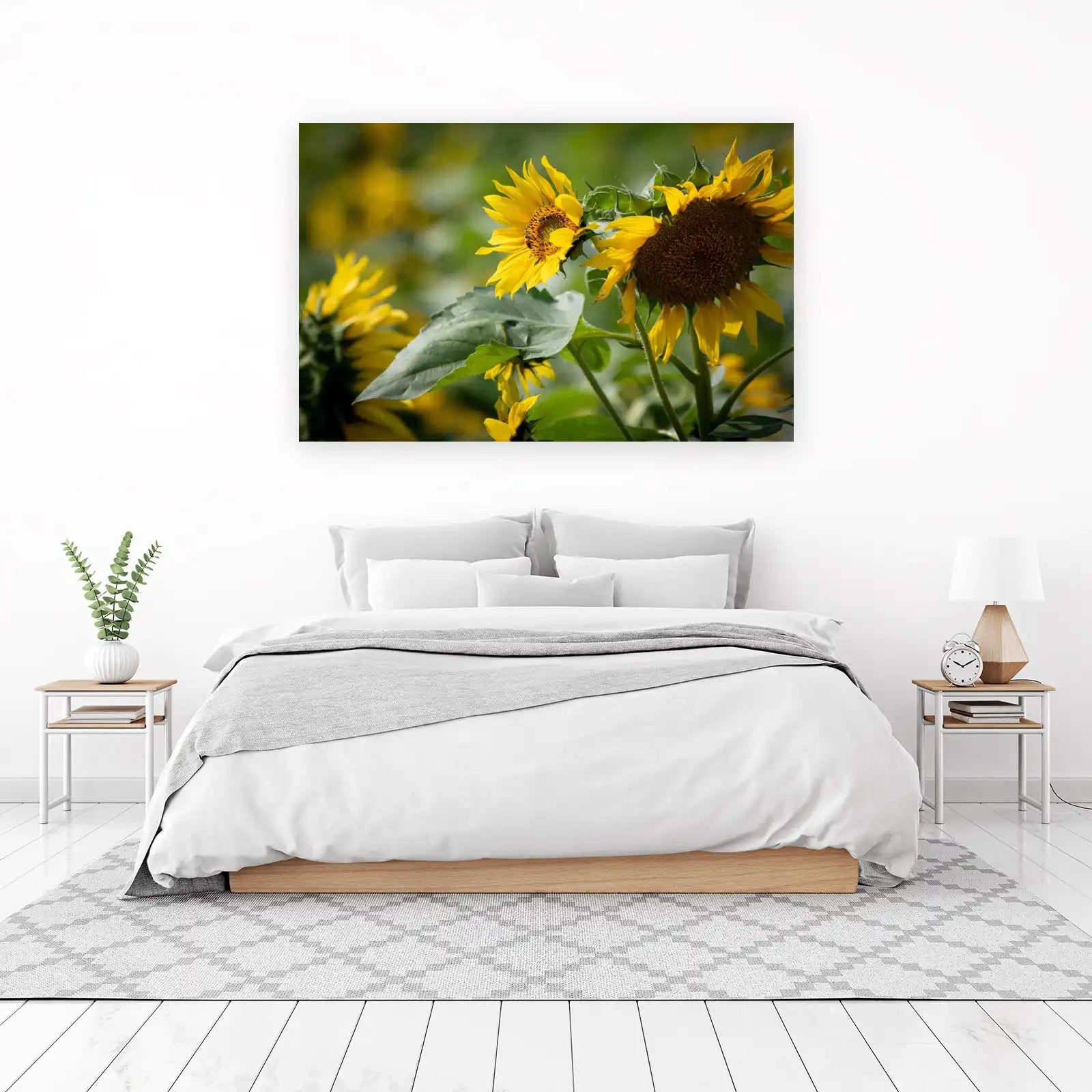 Vibrant Sunflower Field Wall Art