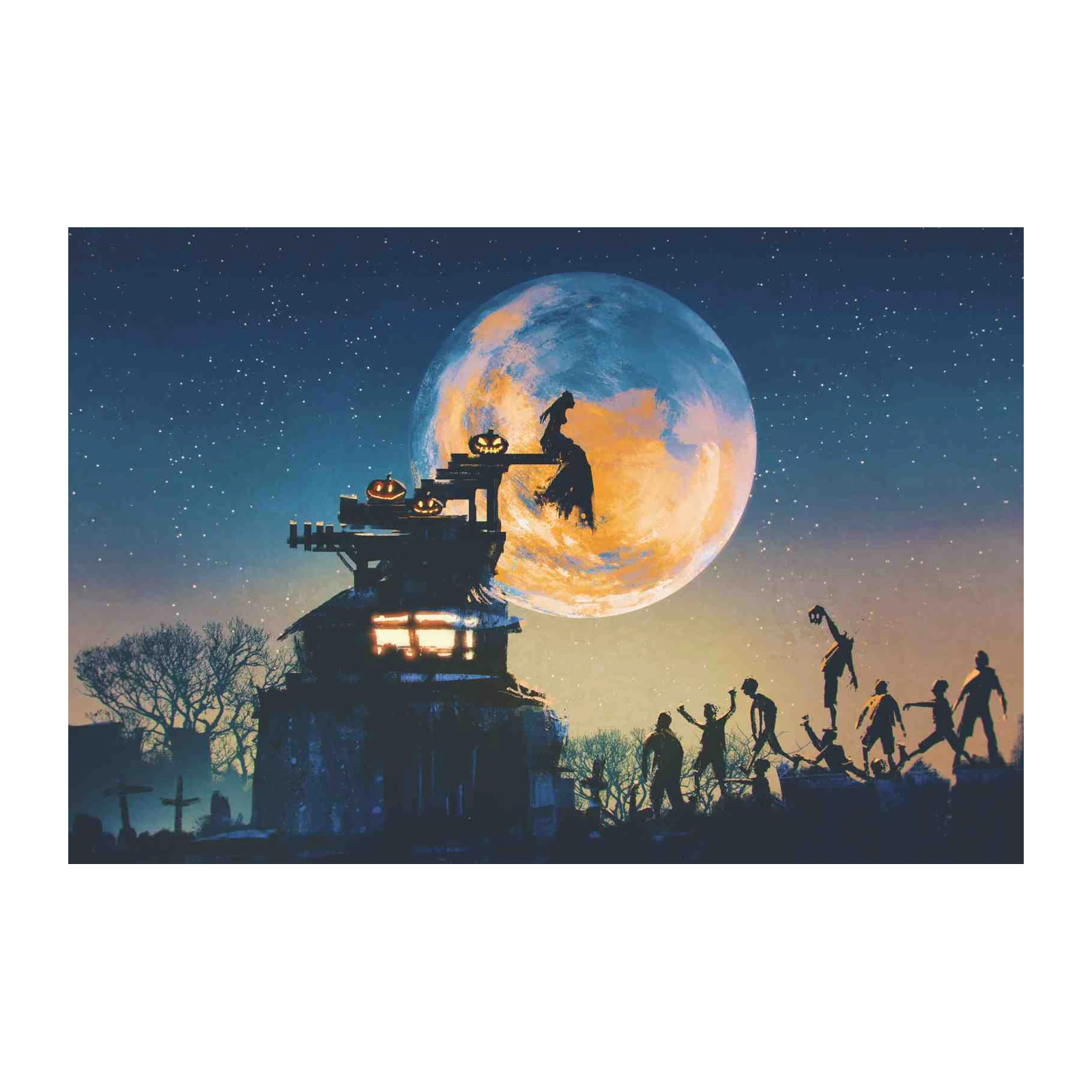 Spooky Halloween Night Wall Art