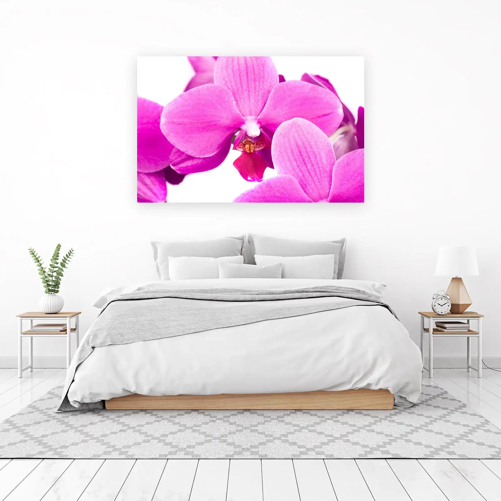 Vibrant Pink Orchid Close-Up Wall Art