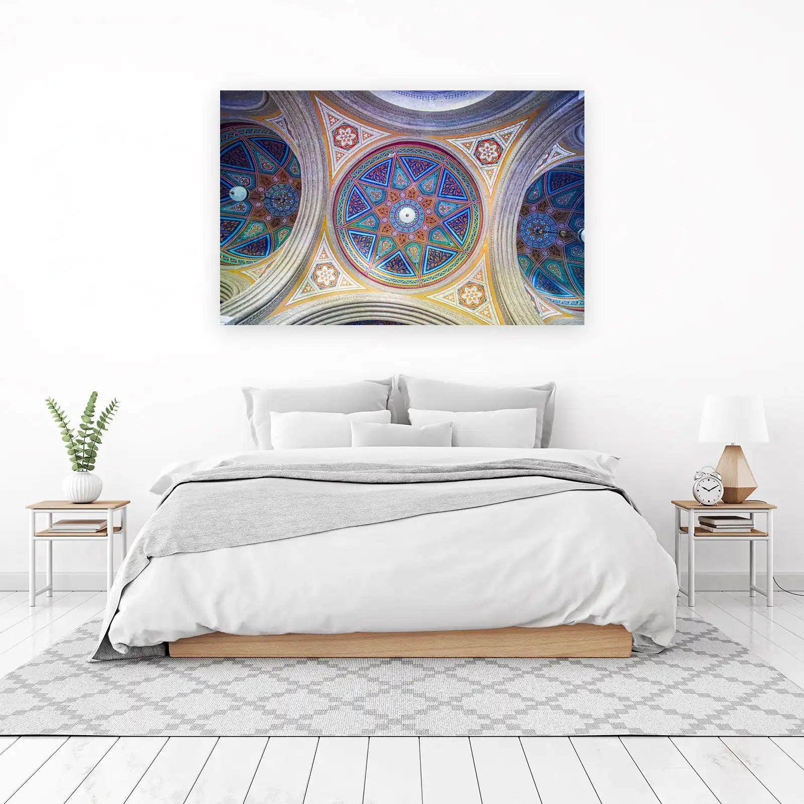 Ornate Geometric Ceiling Art Wall Art