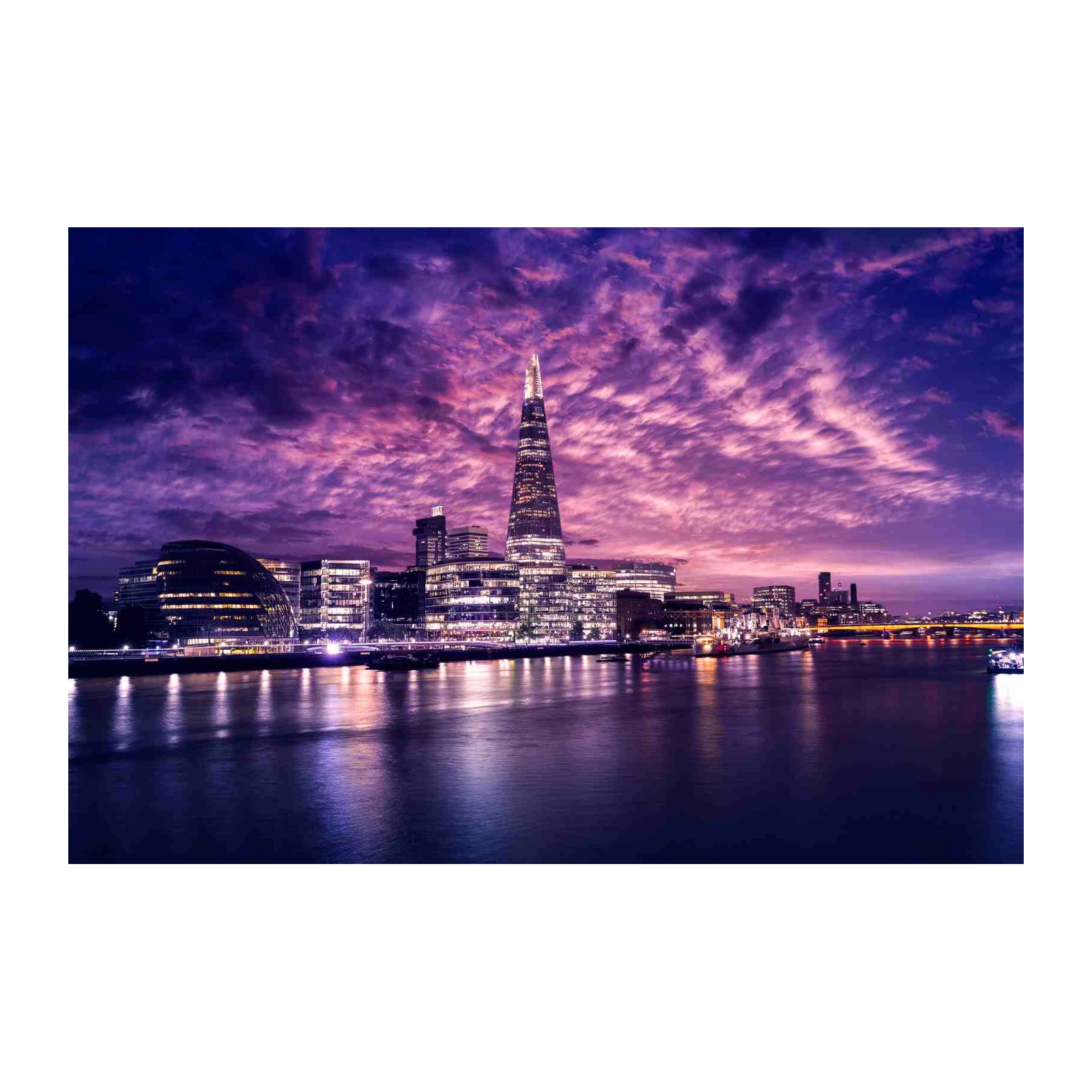 London Skyline Twilight Wall Art