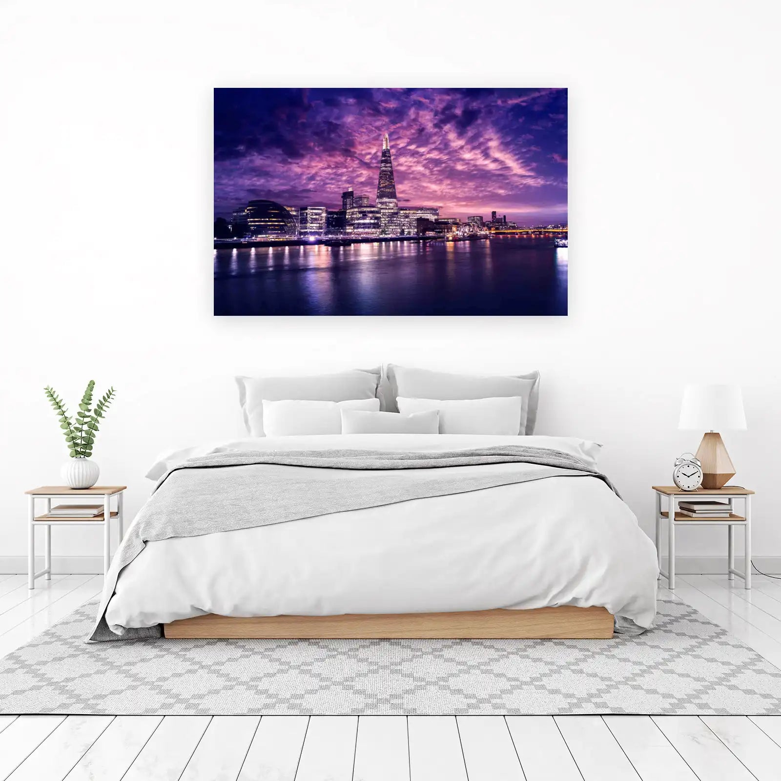London Skyline Twilight Wall Art