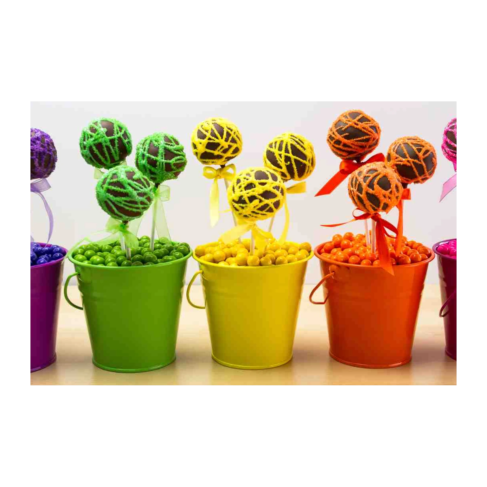 Vibrant Dessert Display Wall Art