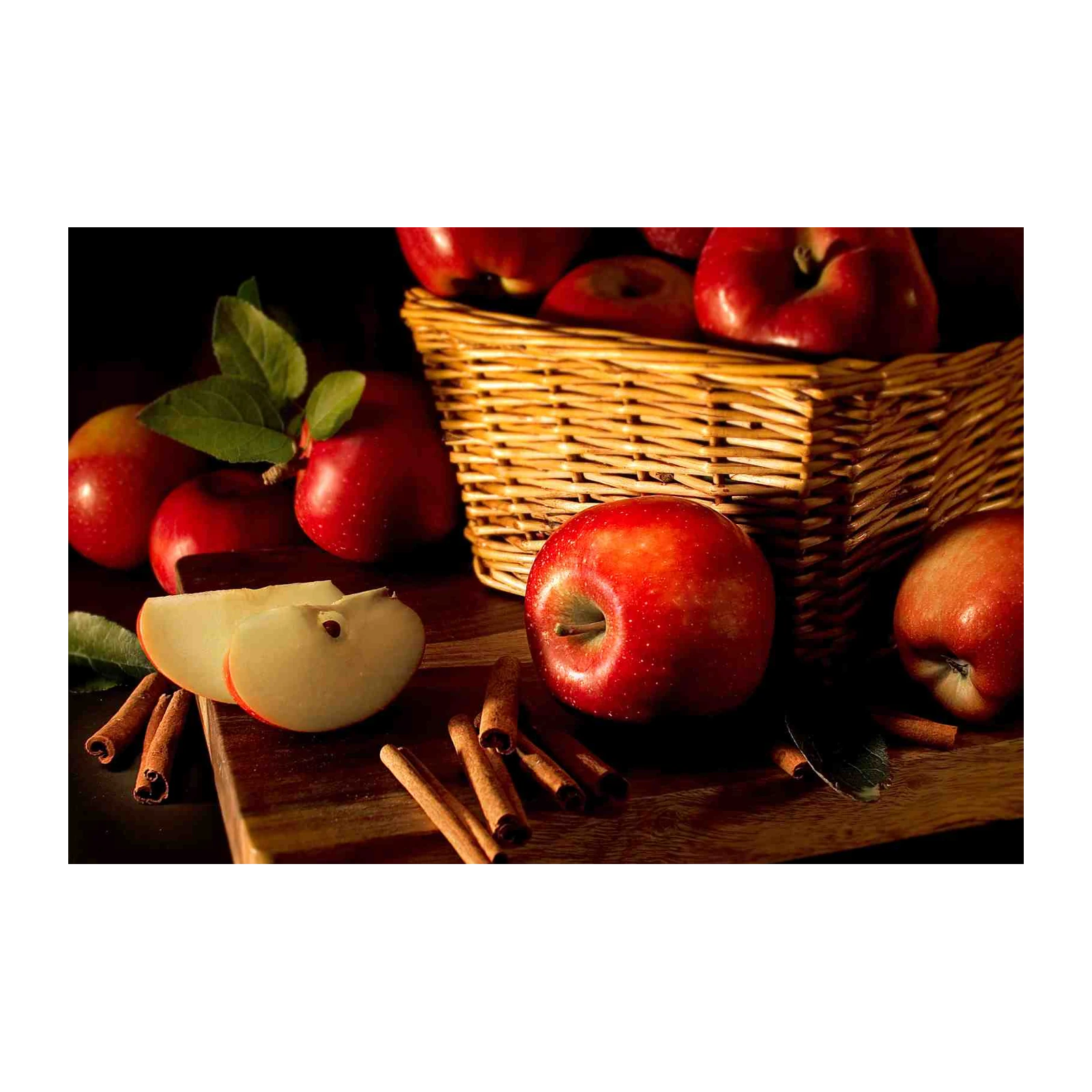 Vibrant Apples & Cinnamon Wall Art