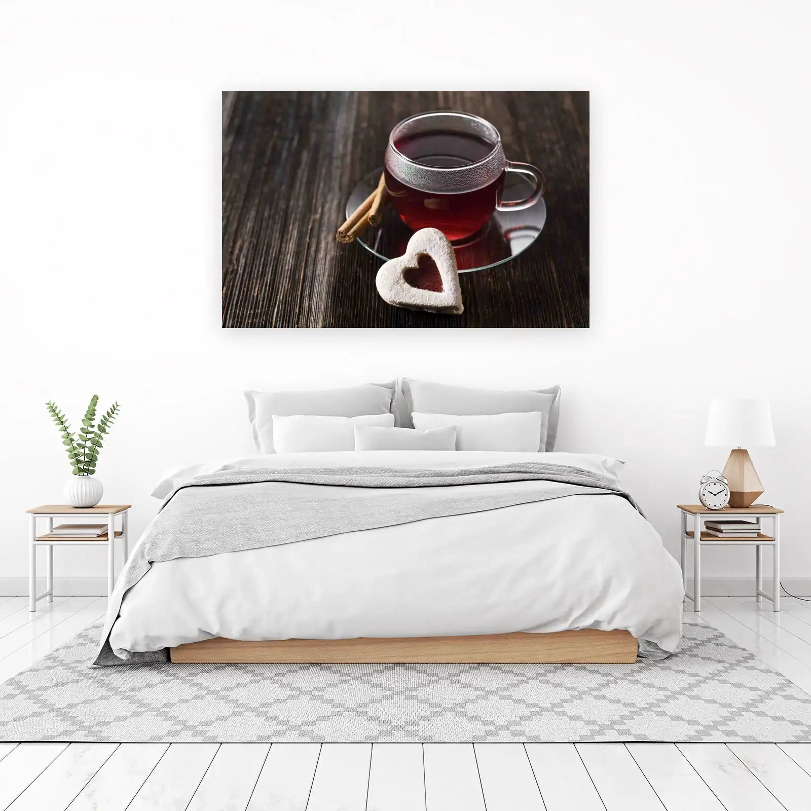 Cozy Heart Cookie & Tea Ambiance Wall Art