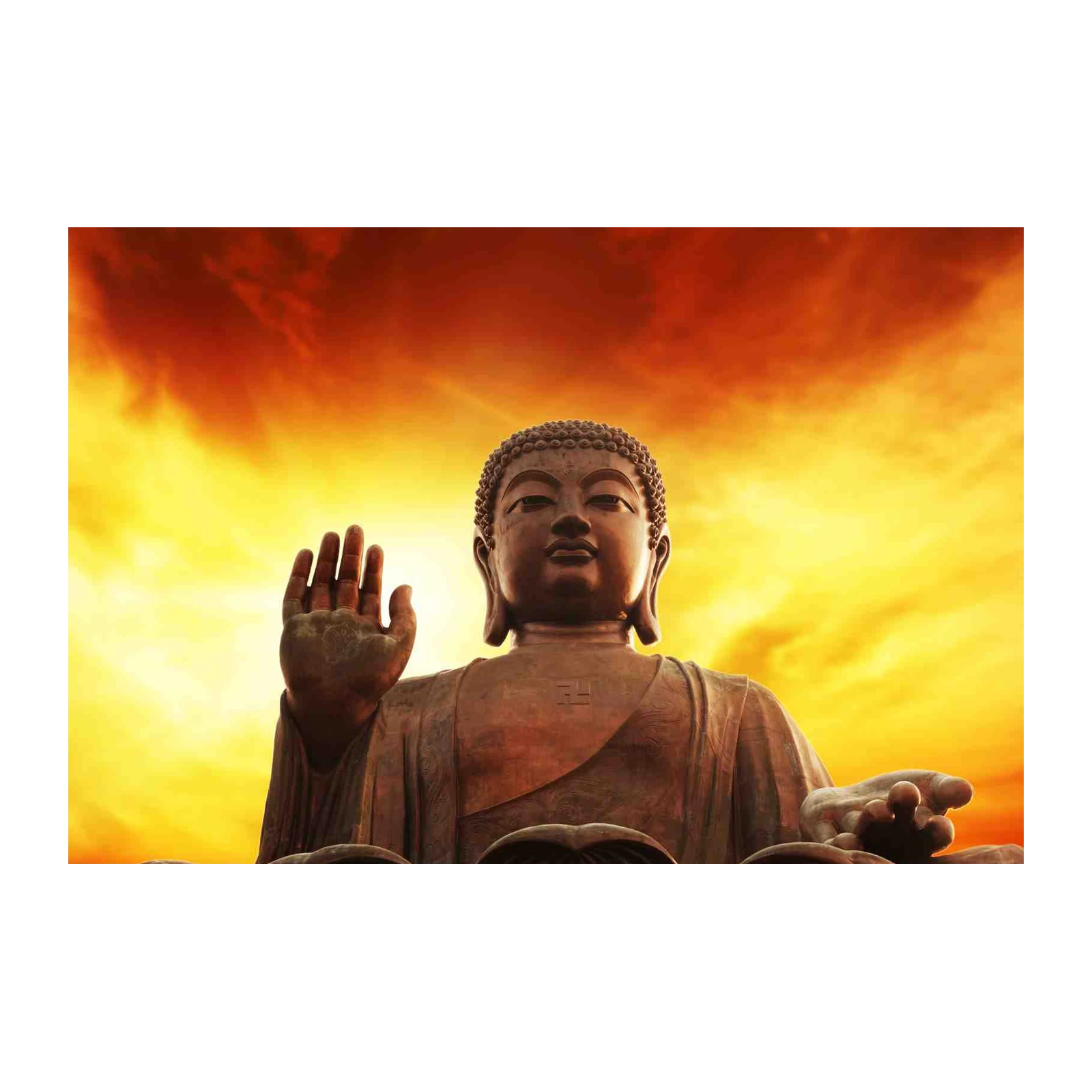 Serene Buddha Meditation Zen Wall Art
