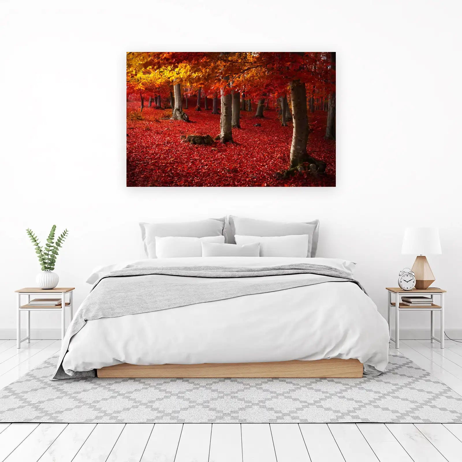 Vibrant Autumn Forest Wall Art