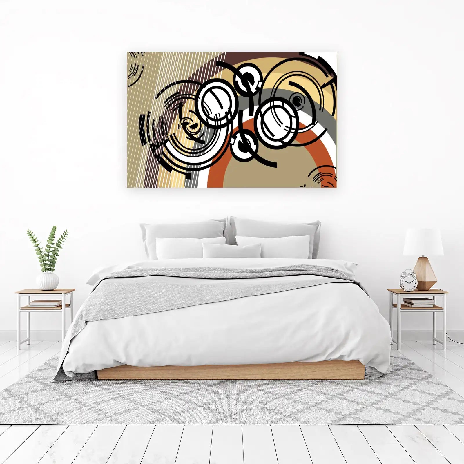 Geometric Motion Abstract Art Wall Art