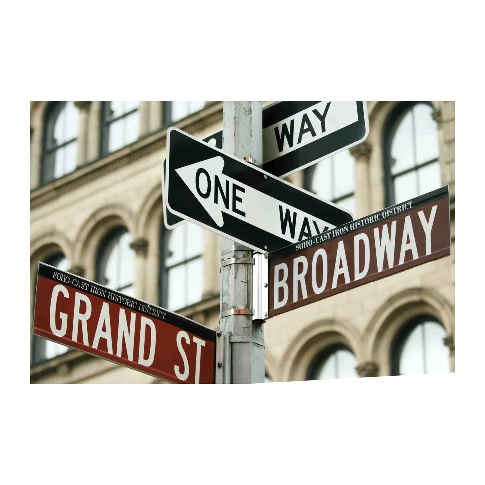 New York City Street Signs Wall Art