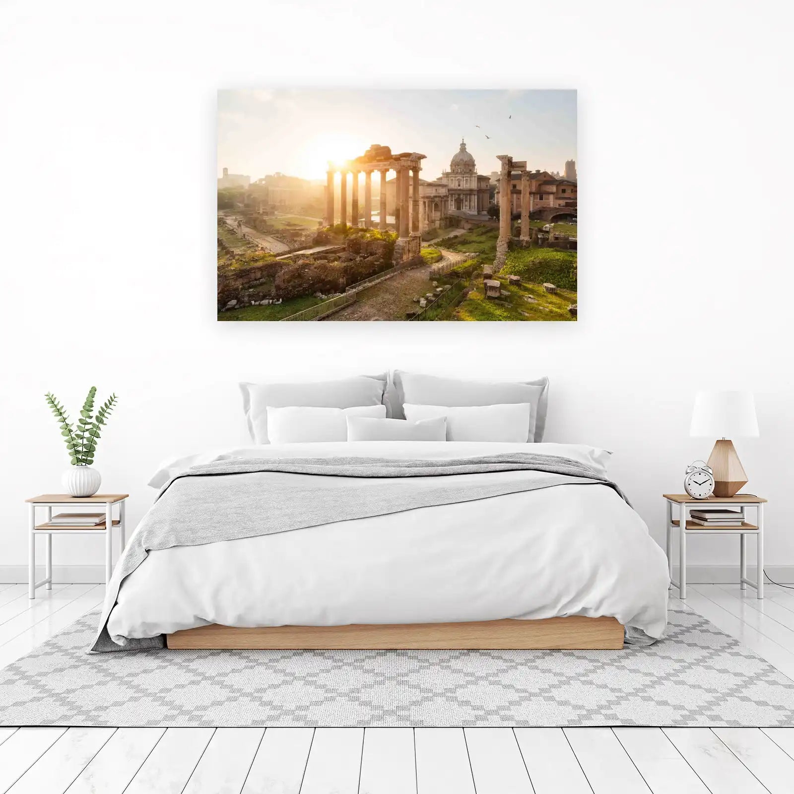 Golden Rome Ruins Wall Art