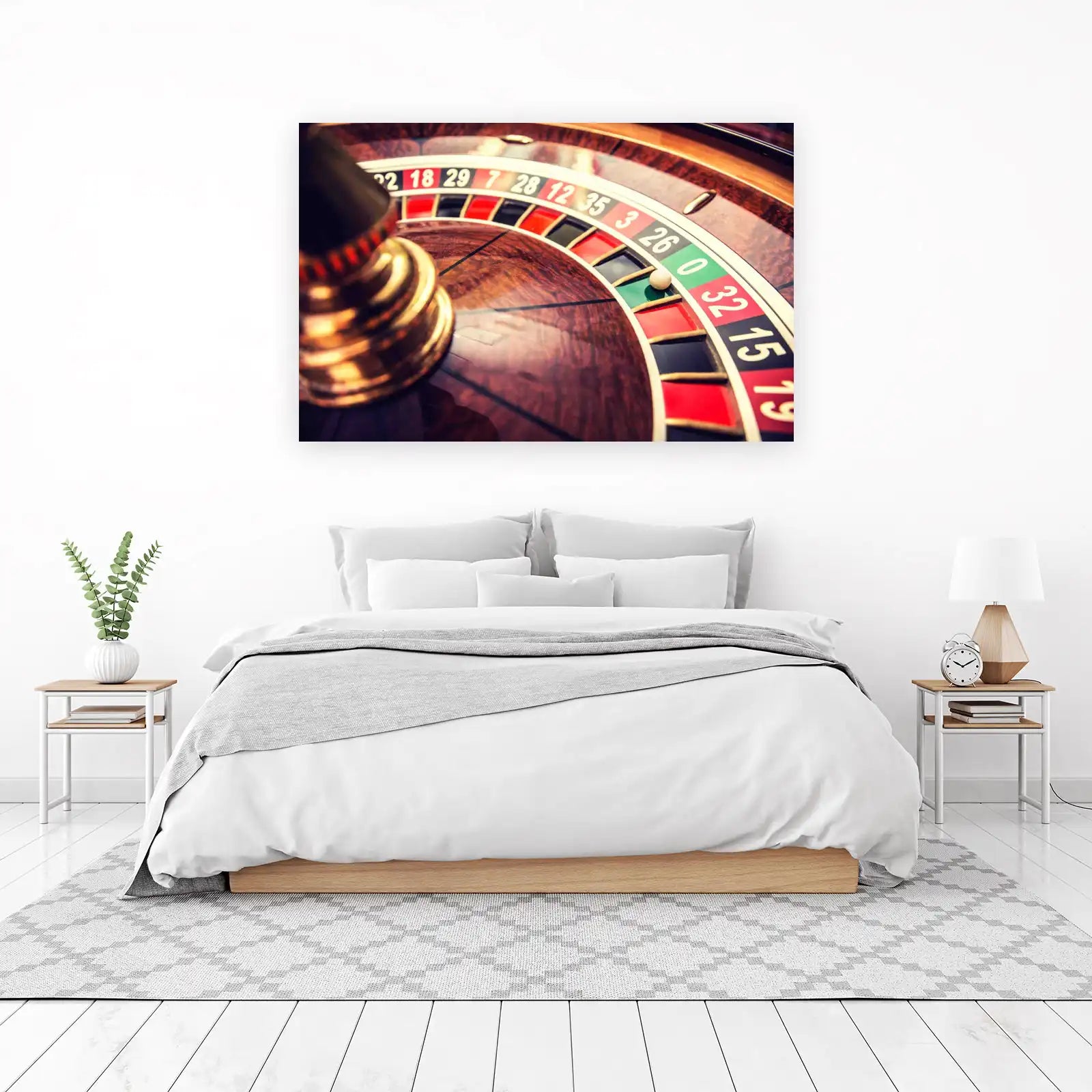 Roulette Wheel Luck Wall Art