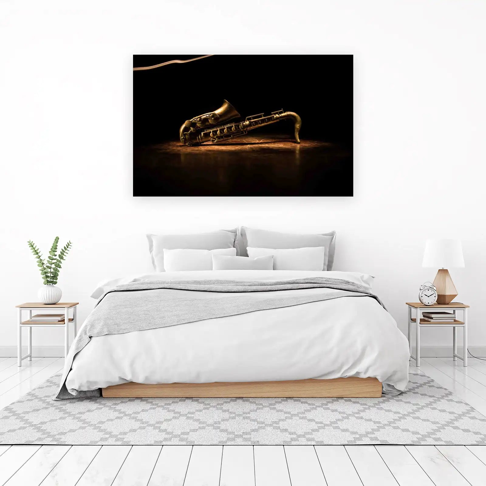 Vintage Saxophone Art Wall Art