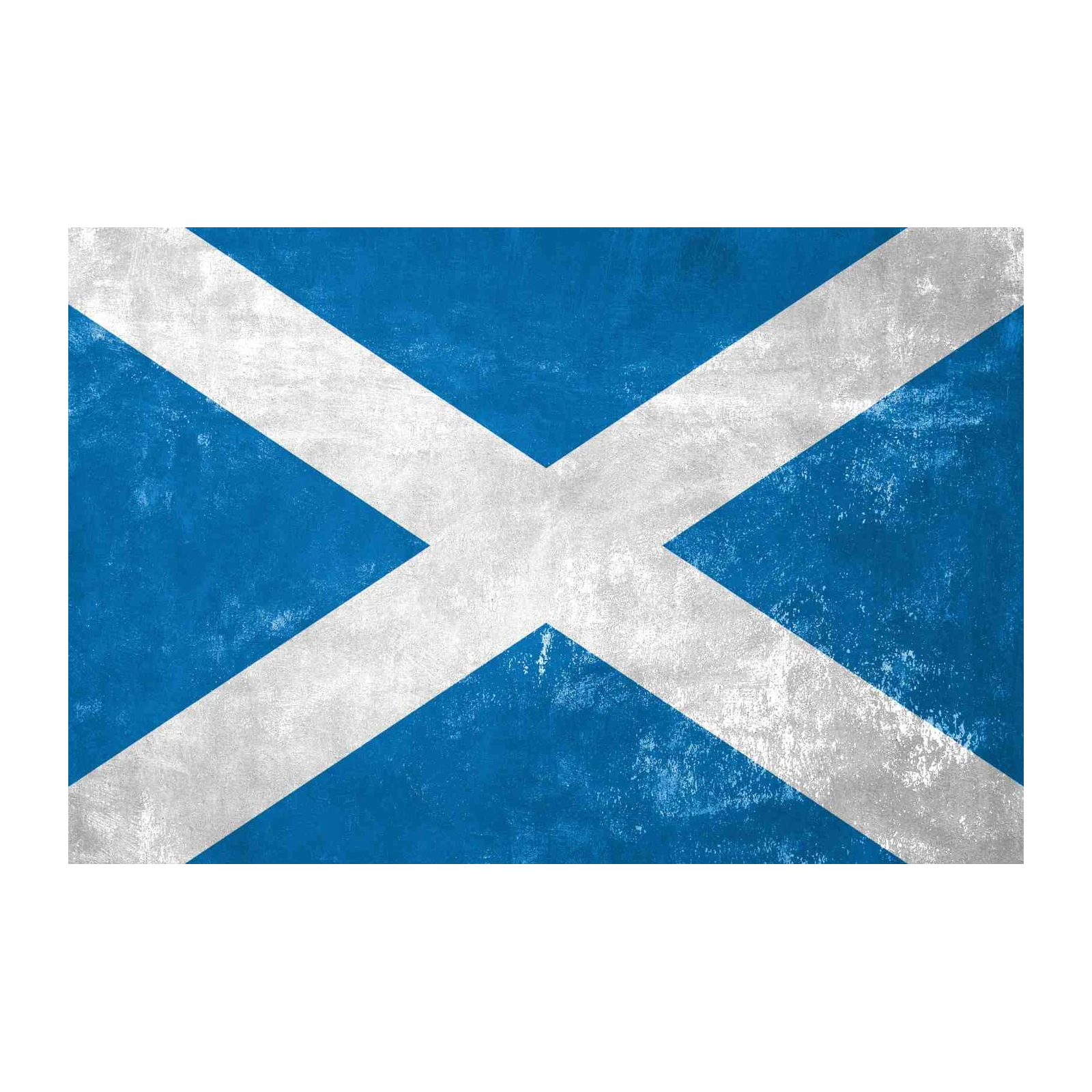 Vintage Scotland Flag Textured Wall Art