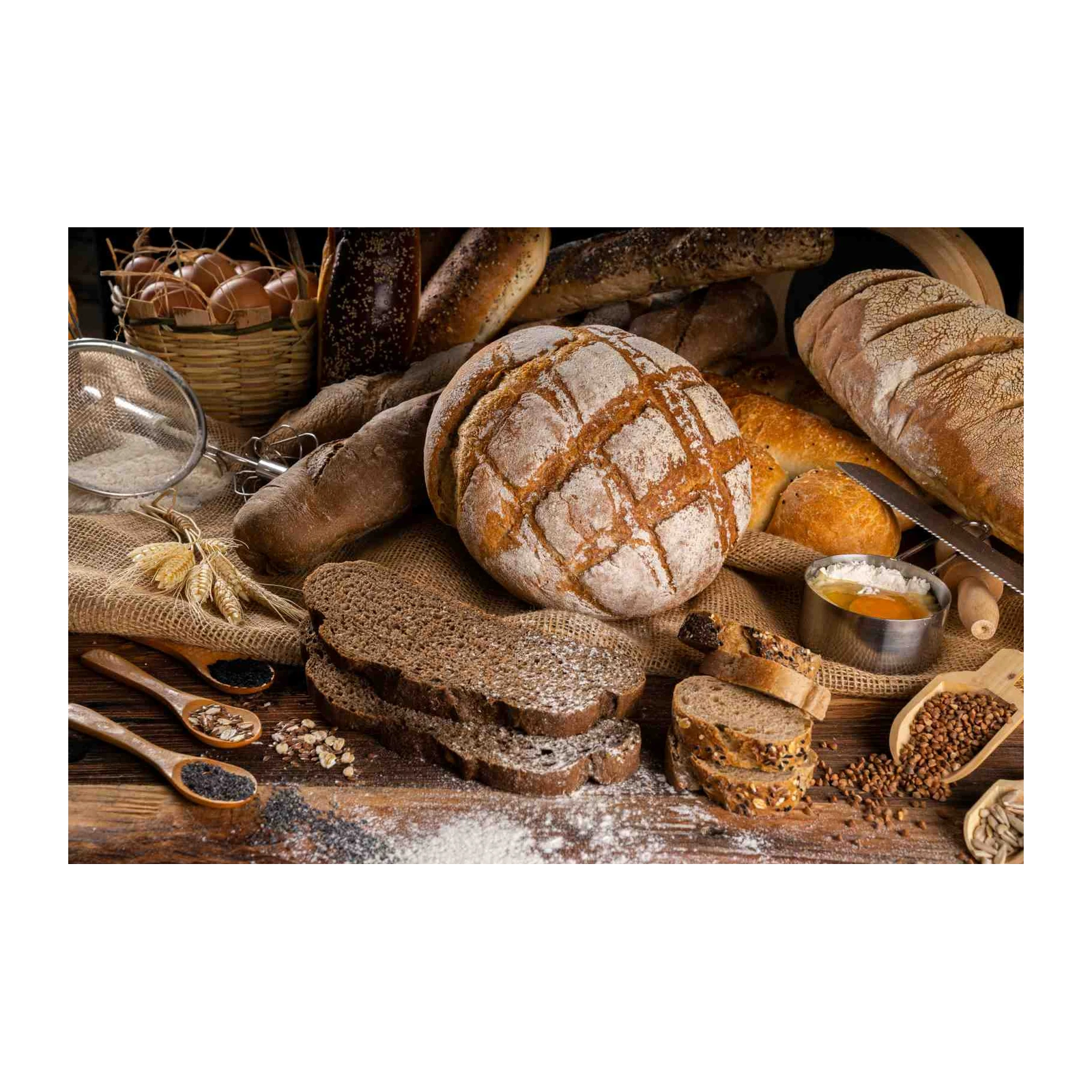 Artisan Bread Bakery Wall Art Wall Art