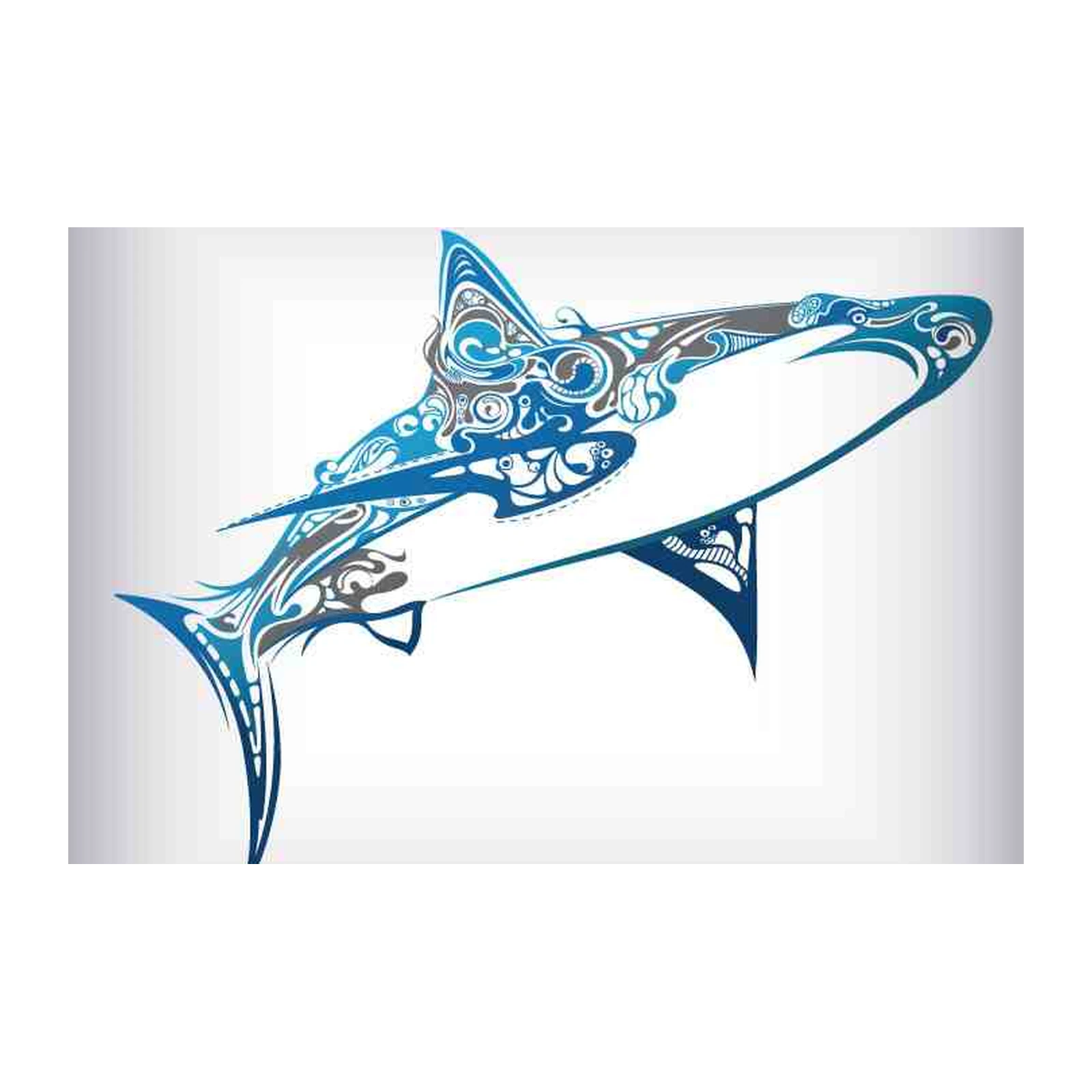 Tribal Shark Art: Ocean Breeze Wall Art