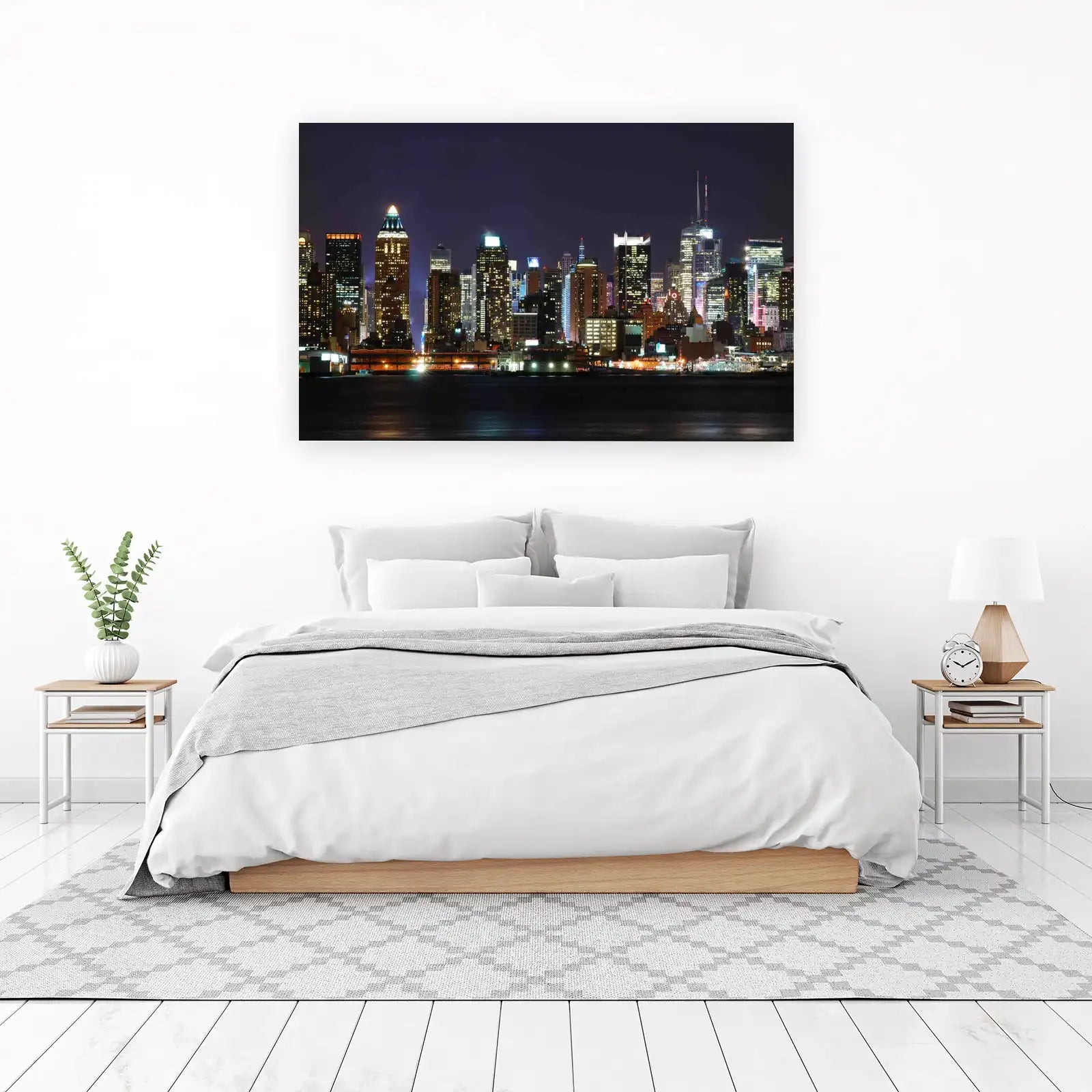 New York Cityscape at Night Wall Art