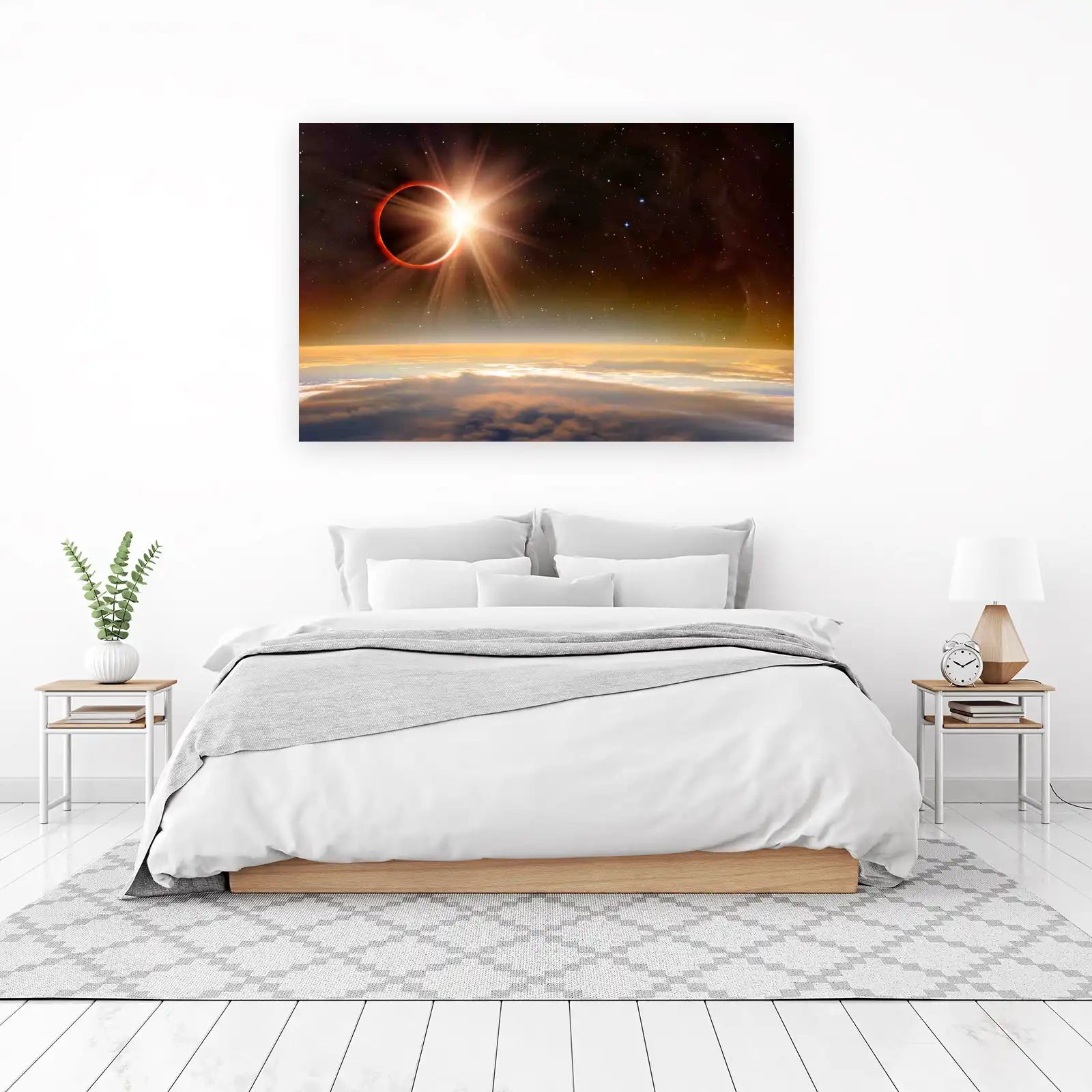 Solar Eclipse Space View Wall Art