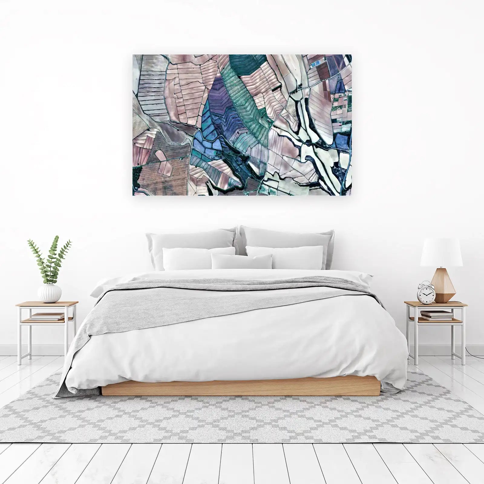 Abstract Aerial Landscape Wall Art