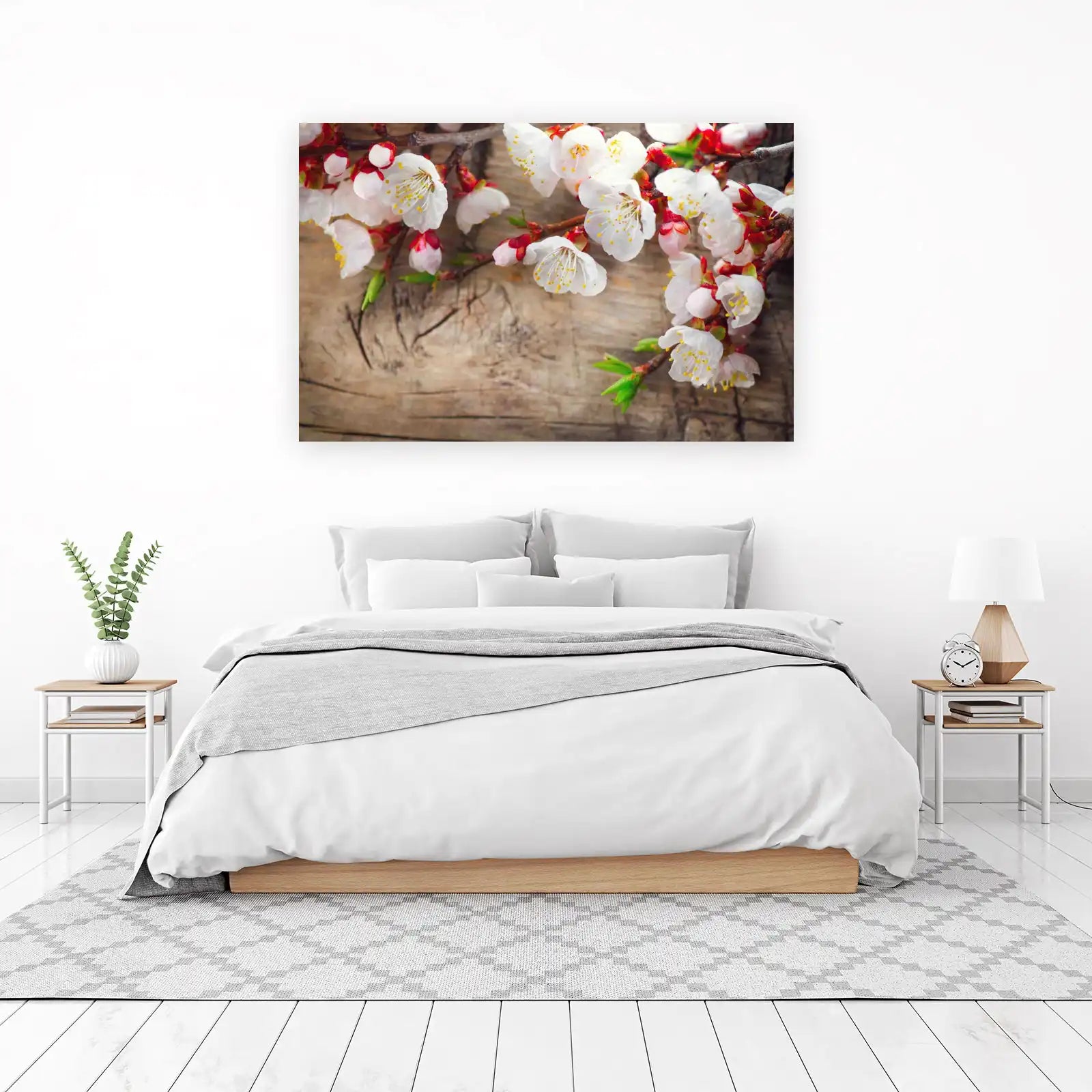 Spring Blossom Nature Wood Wall Art
