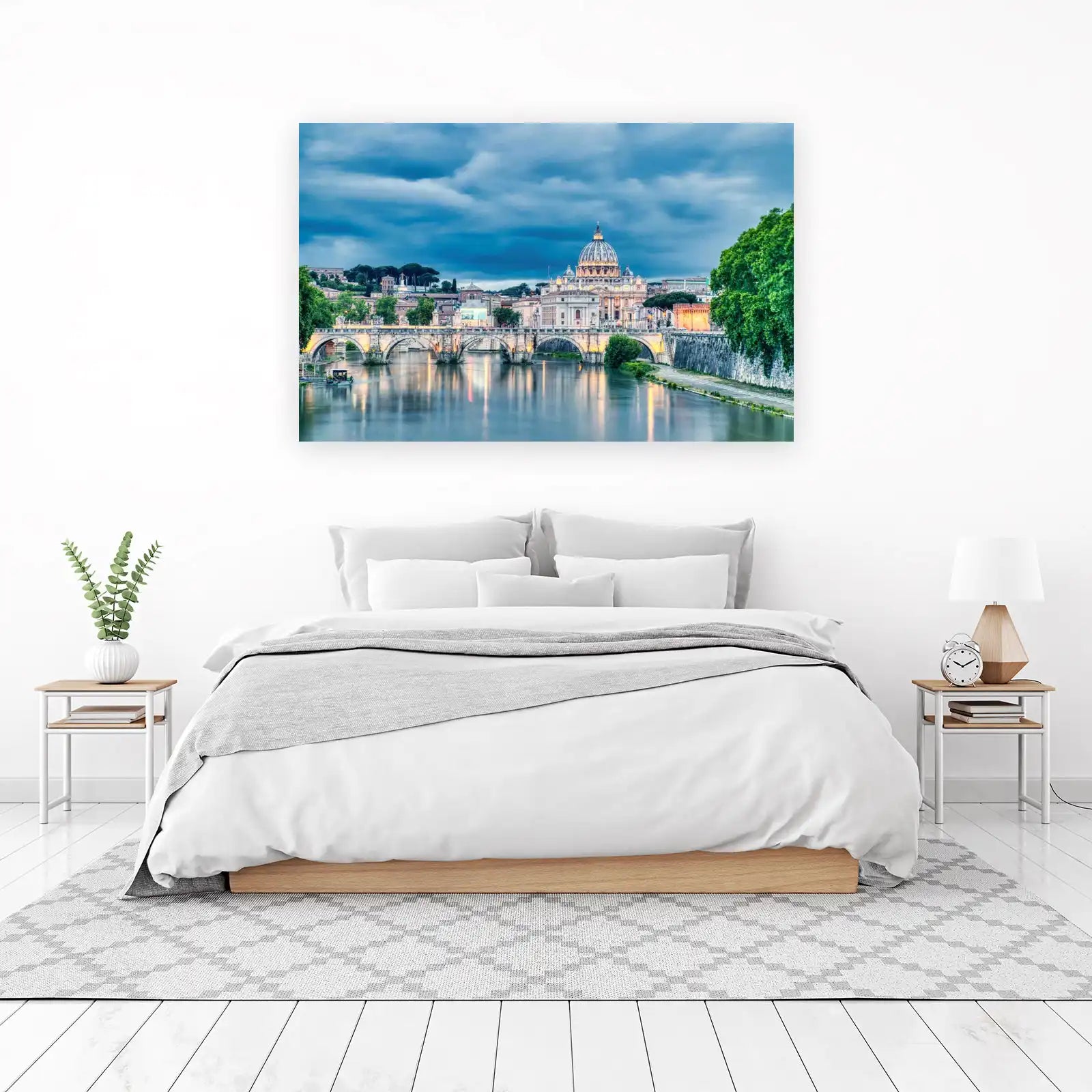 St. Peter's Basilica Rome Evening Wall Art