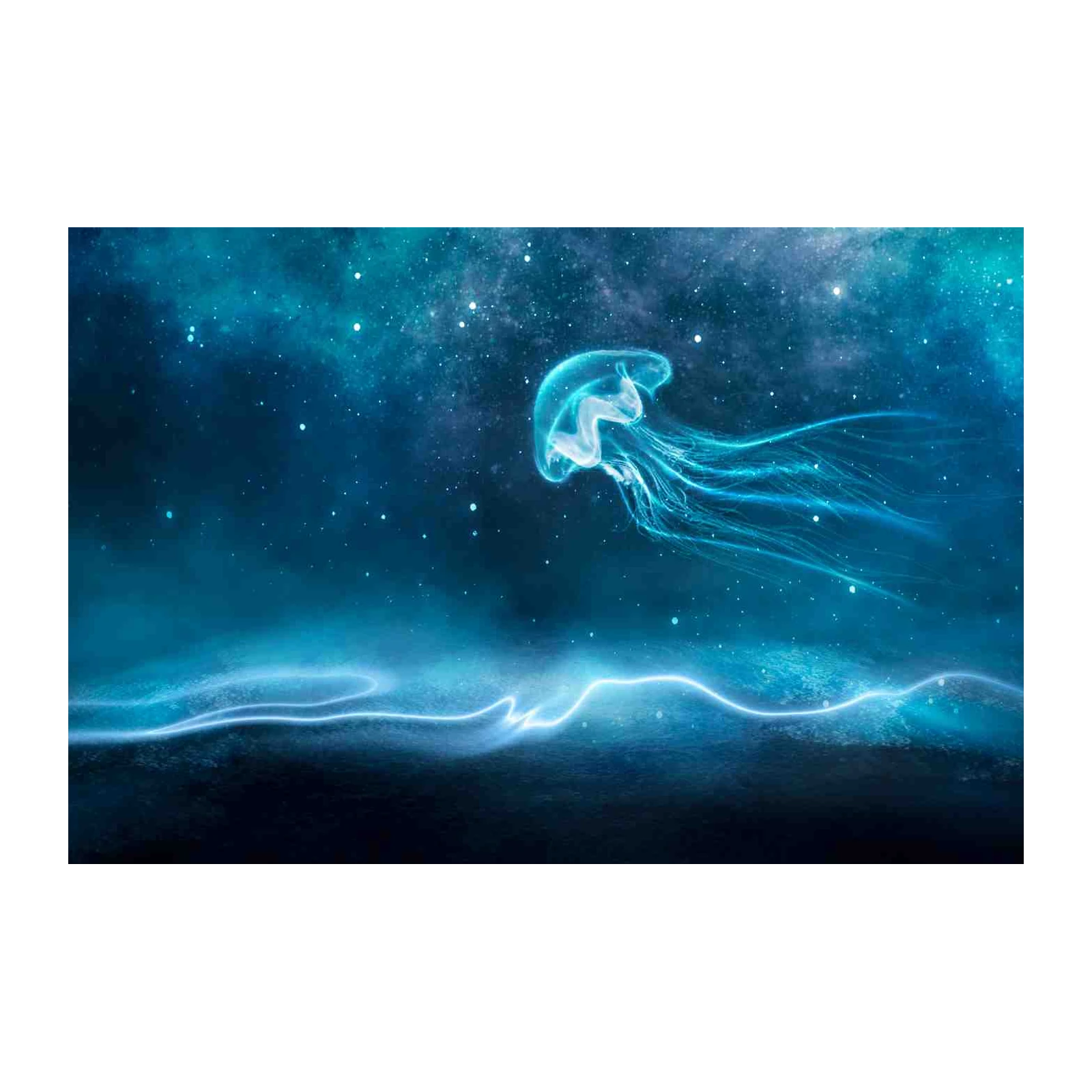 Mystic Jellyfish Ocean Dream Wall Art