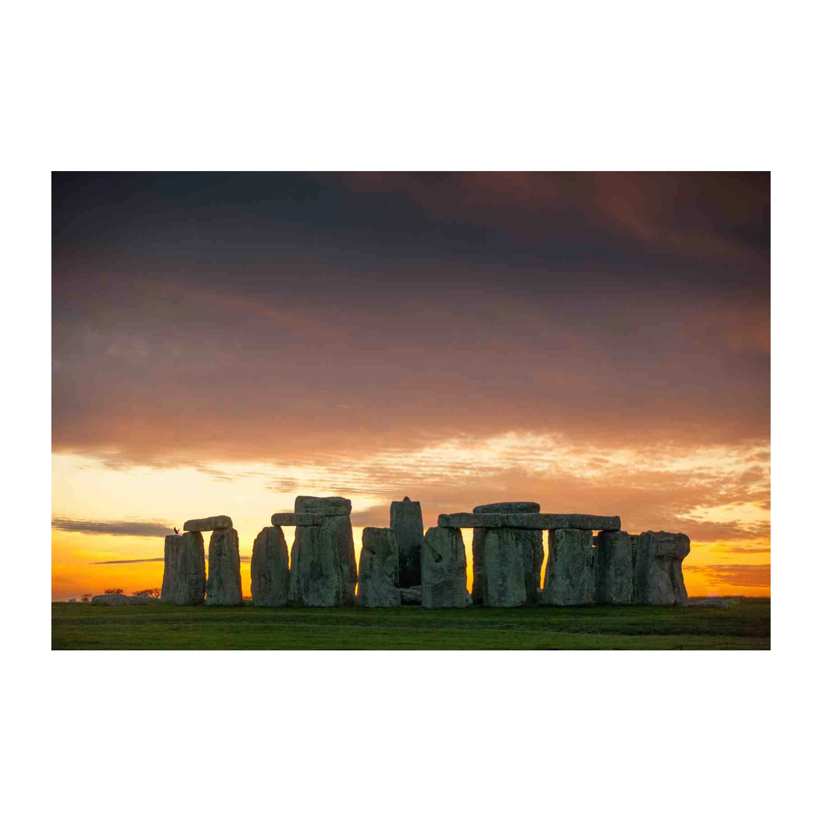 Majestic Stonehenge Sunset Wall Art
