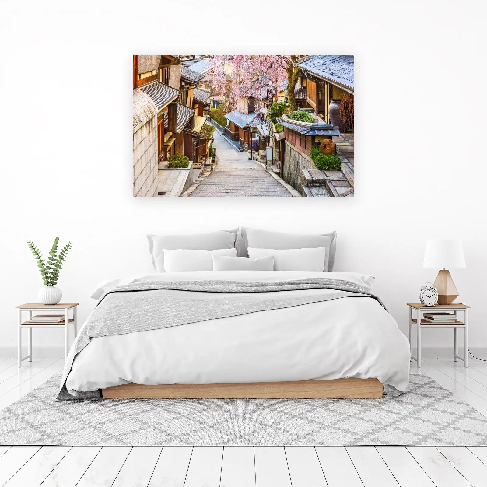 Kyoto Cherry Blossom Street Wall Art