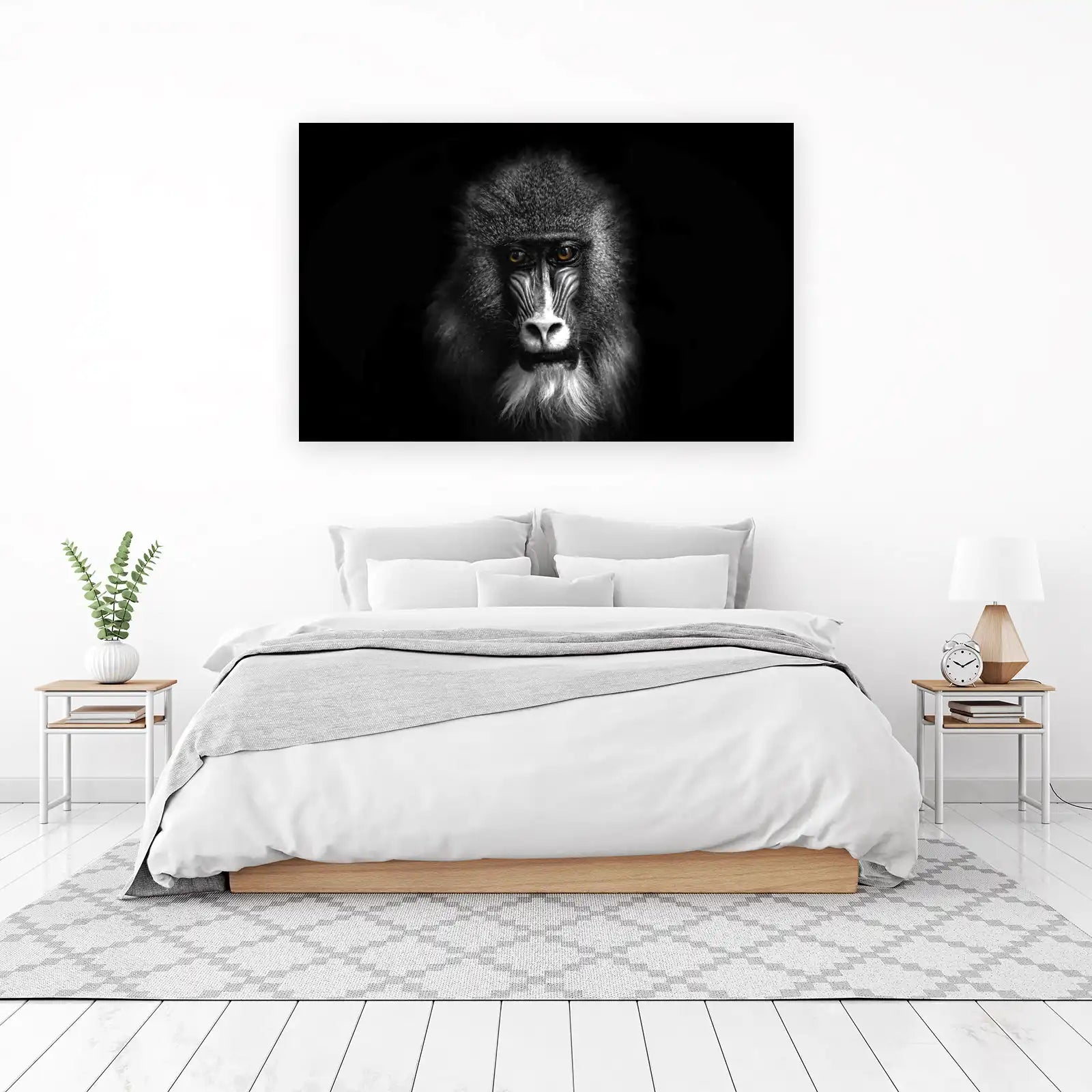 Striking Mandrill Portrait Wall Art
