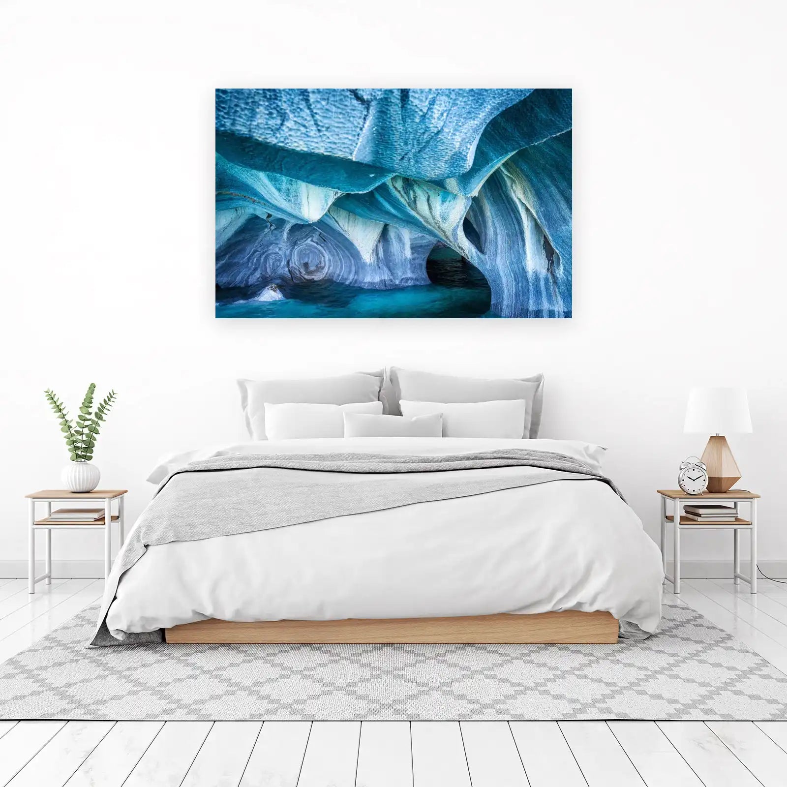 Azure Caverns Marble Caves Wall Art