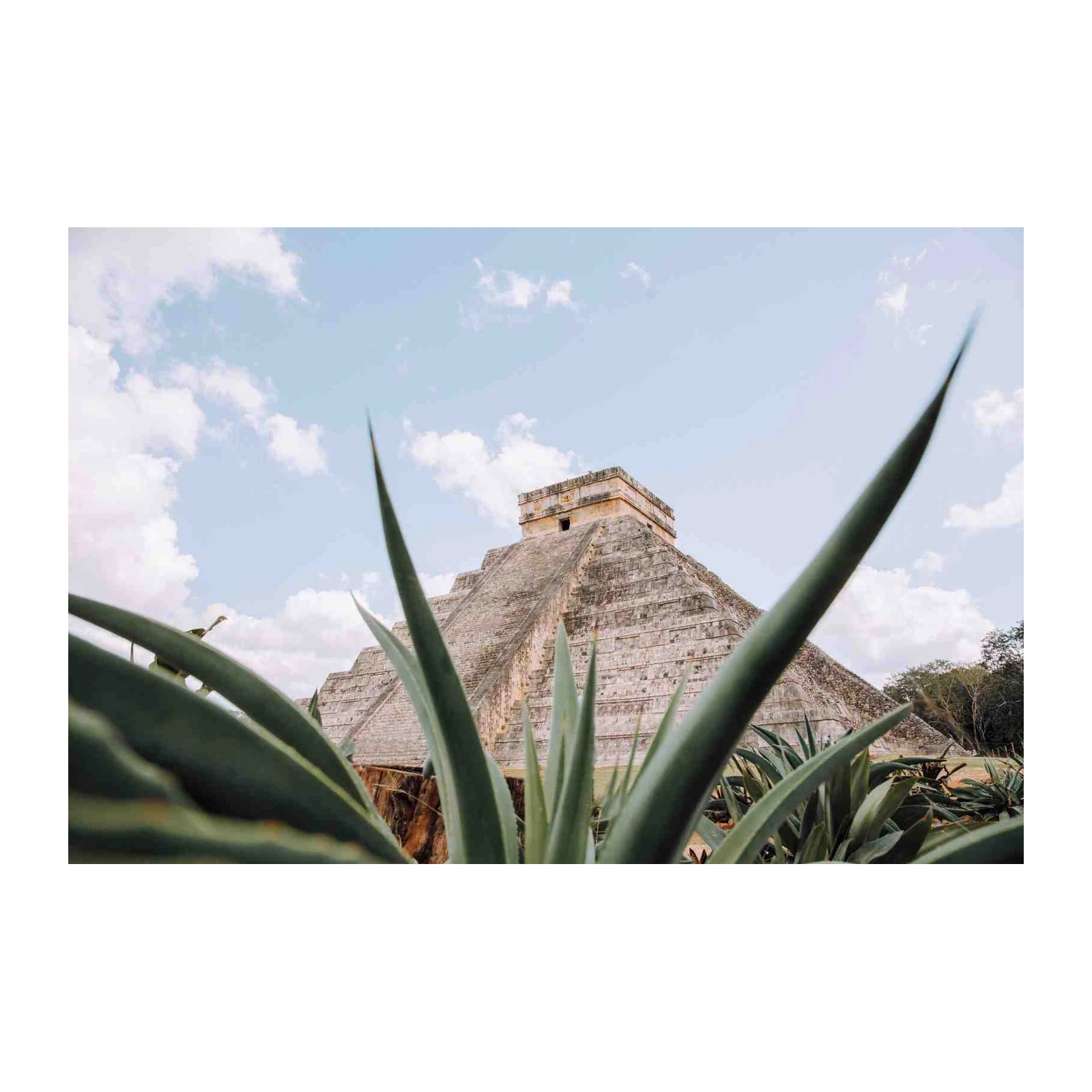 Chichen Itza Mayan Pyramid Wall Art