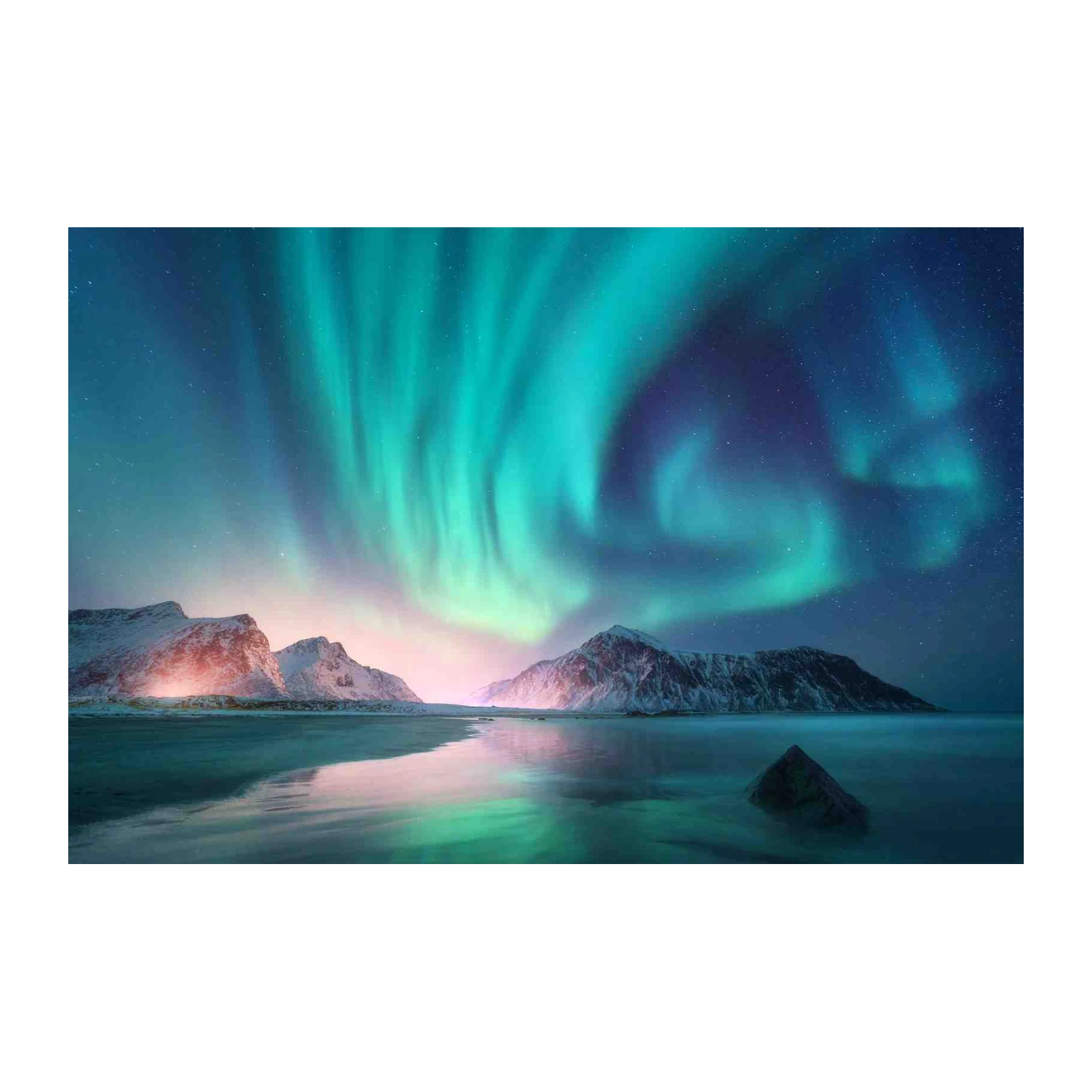 Aurora Borealis Serenity Wall Art