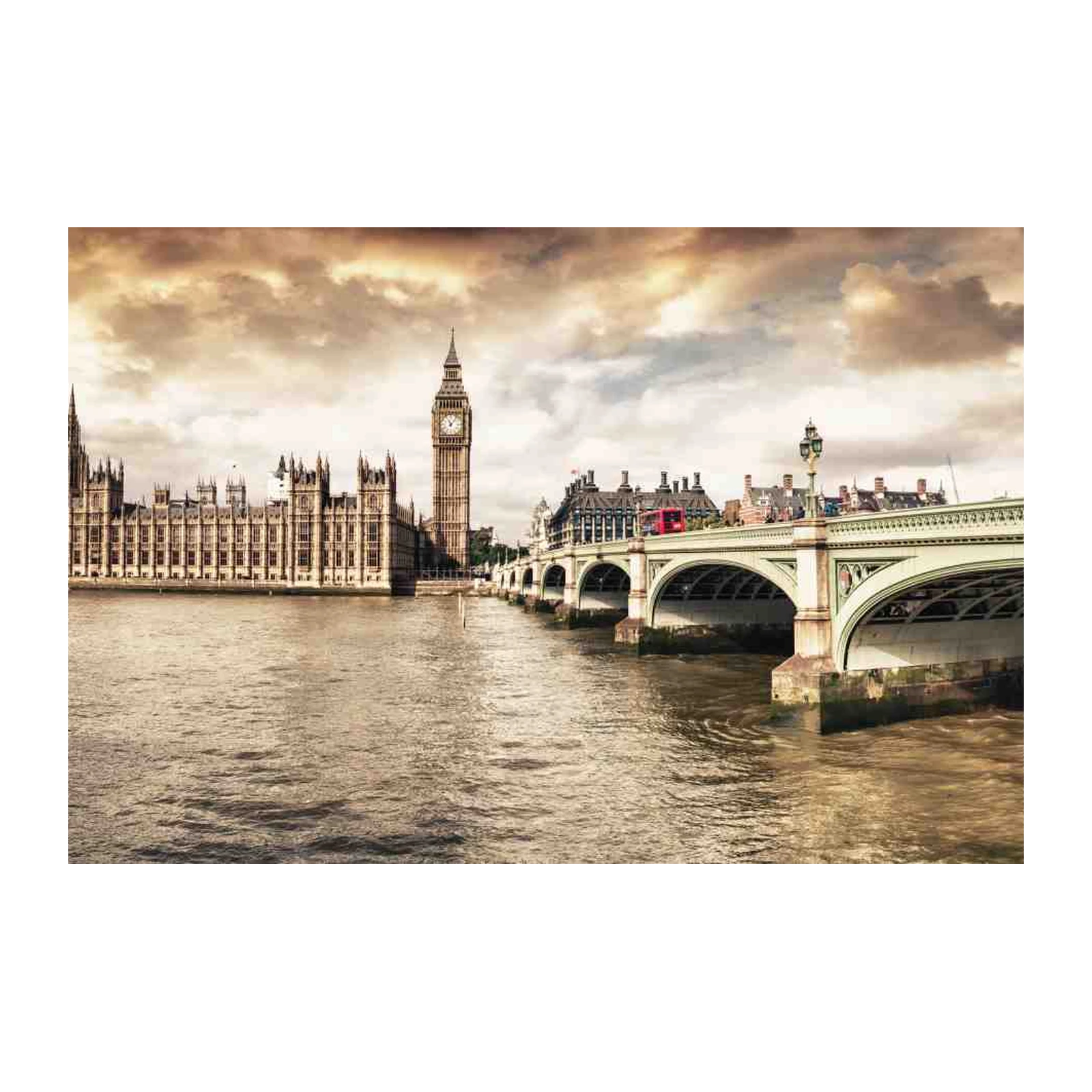 Iconic London Houses of Parliament & Bridge Wall Art