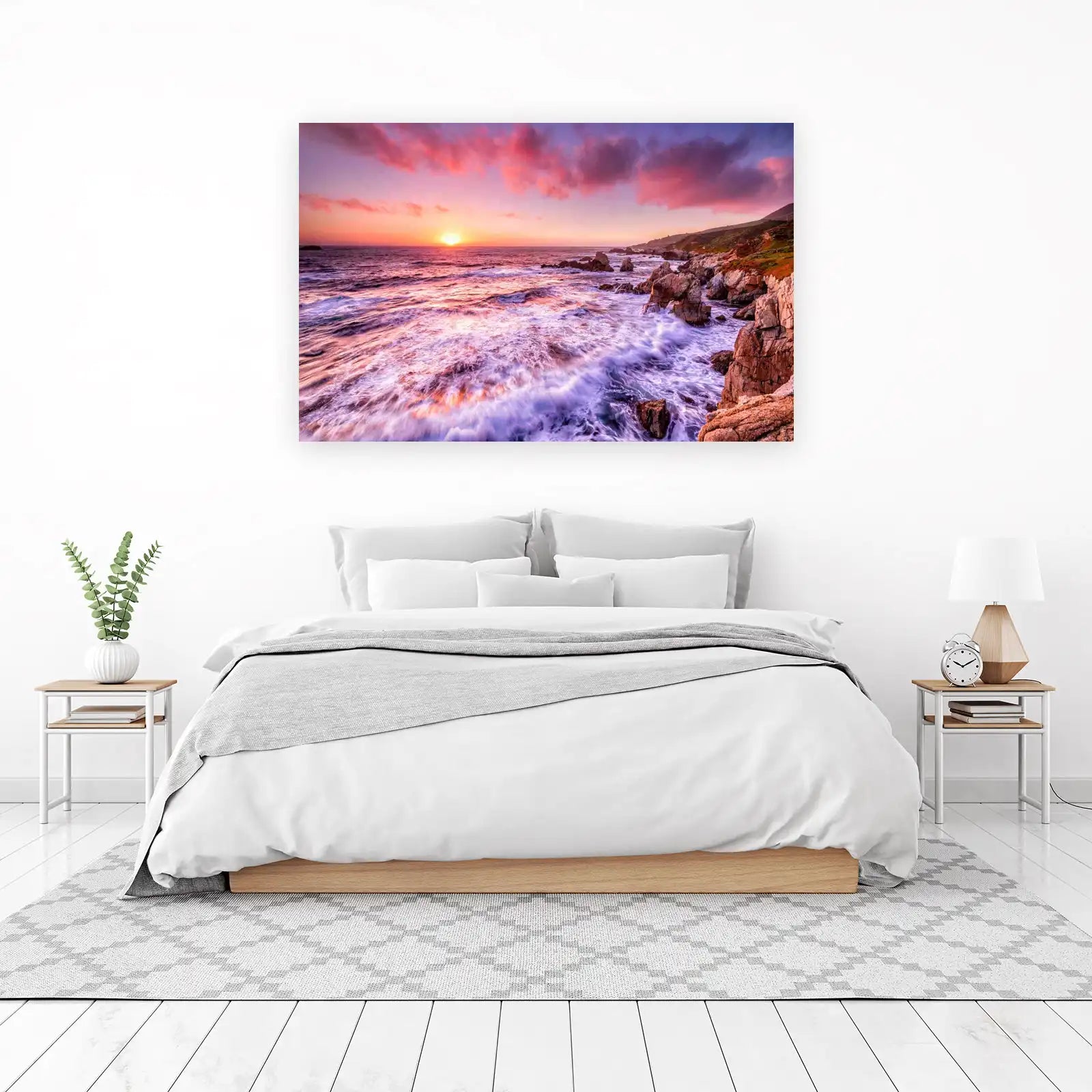 Coastal Sunset Seascape Wall Art