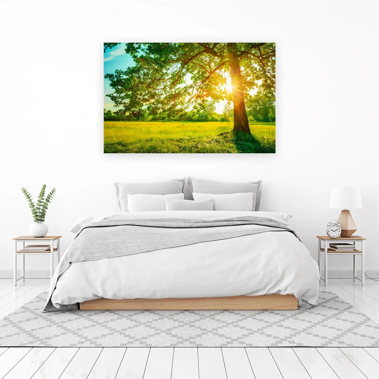 Golden Oak Tree Serenity Wall Art