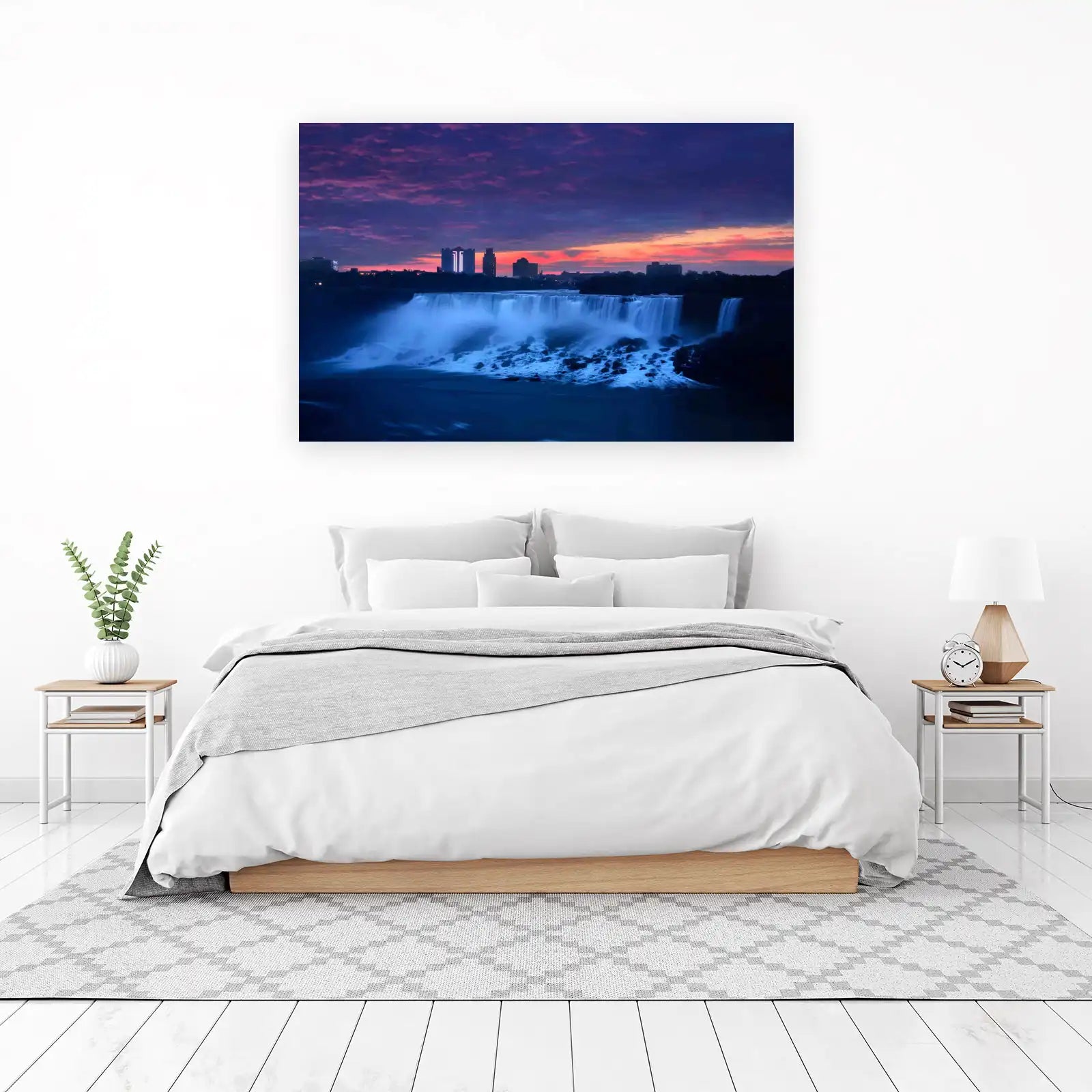 Niagara Falls Sunset Serenity Wall Art