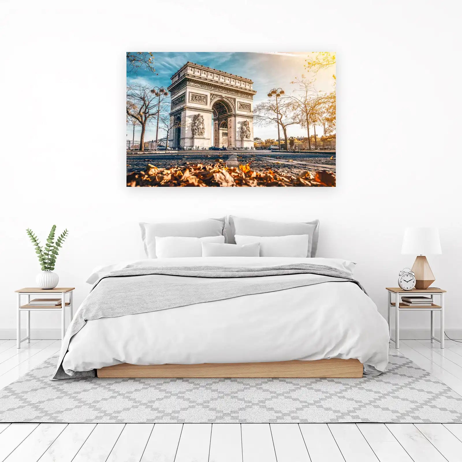 Parisian Arc de Triomphe Autumn Wall Art