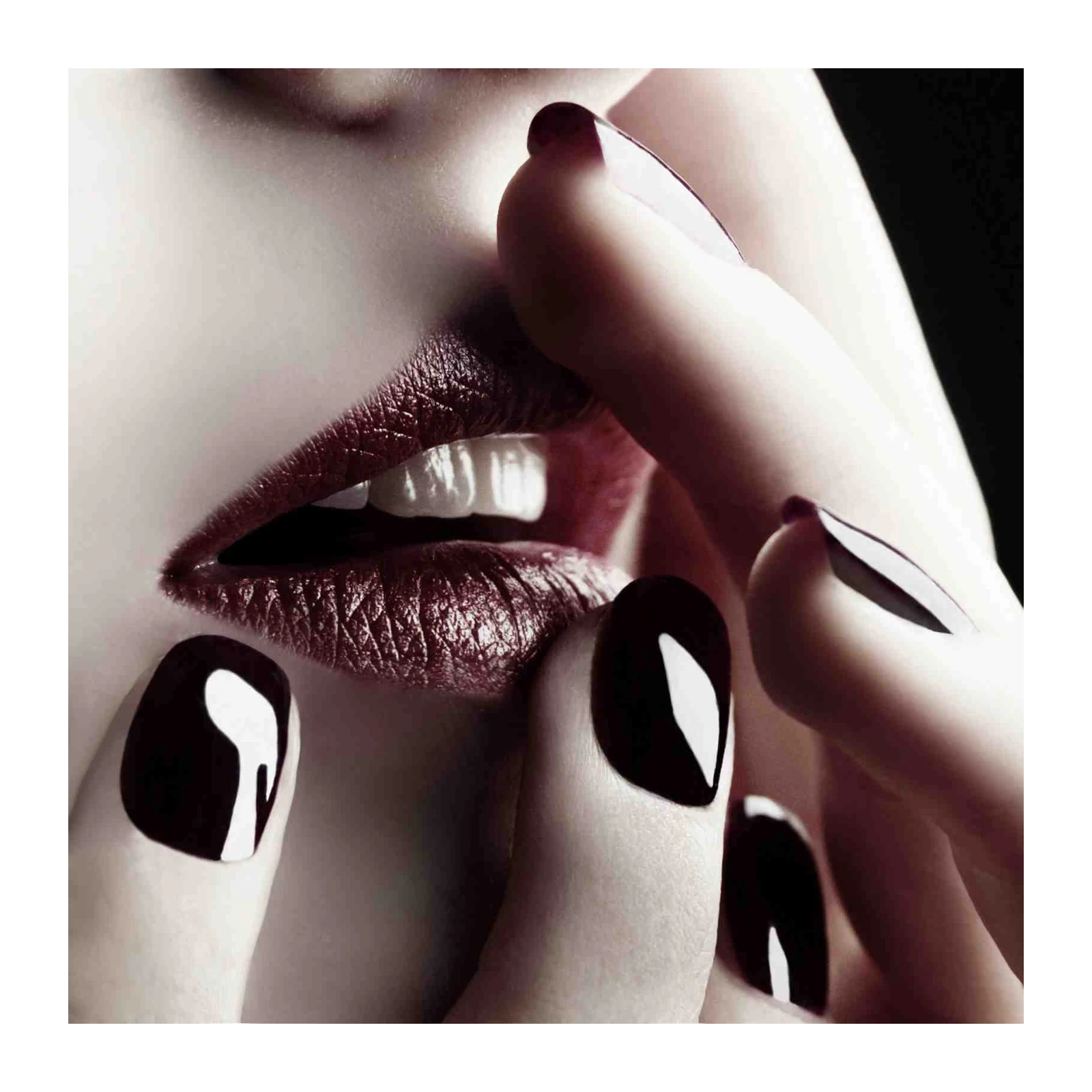 Seductive Lips & Nails Wall Art
