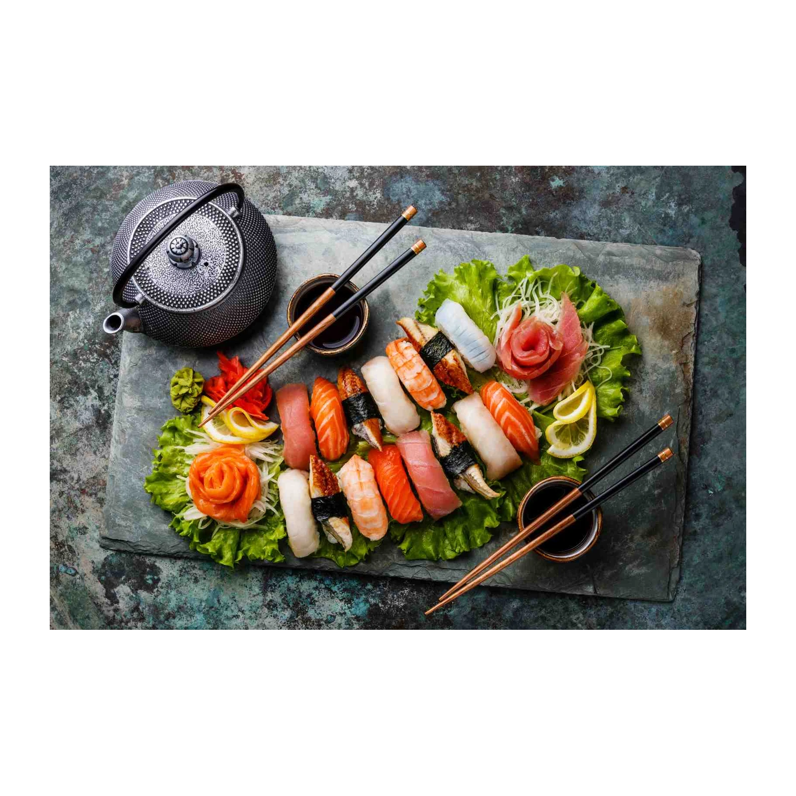 Gourmet Sushi Platter Wall Art Art