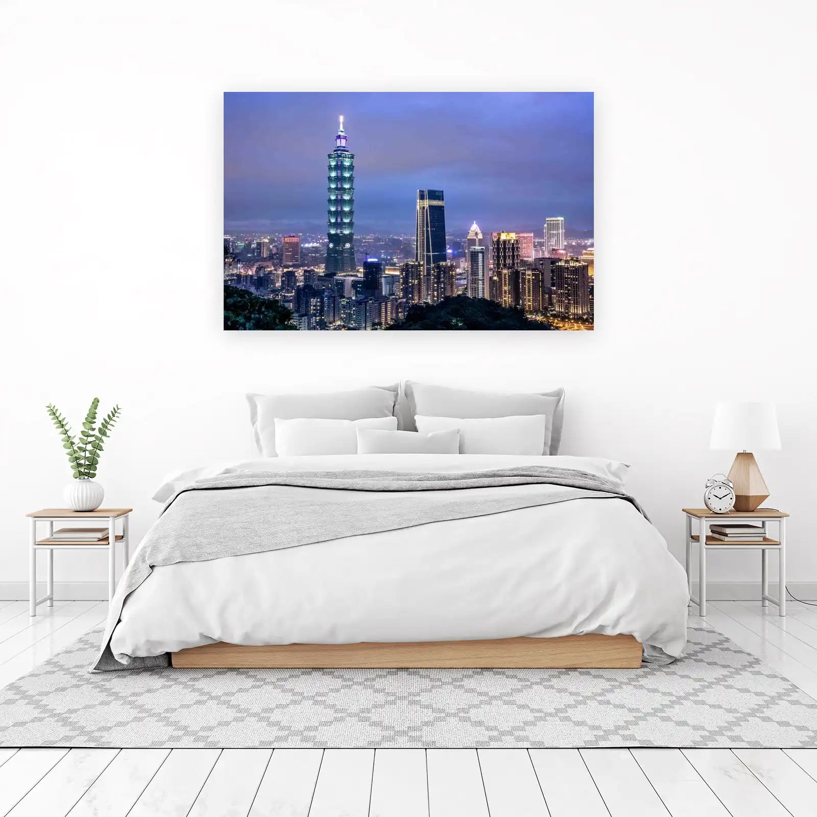 Majestic Taipei 101 Skyline Wall Art